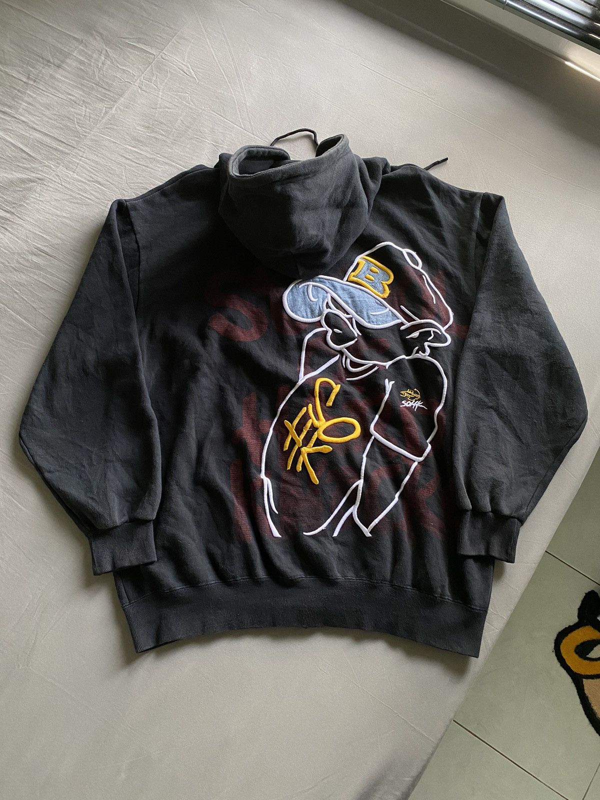 JNCO × Vintage Vintage School Of Hard Knocks Hoodie Size US XL / EU 56 / 4 - 1 Thumbnail