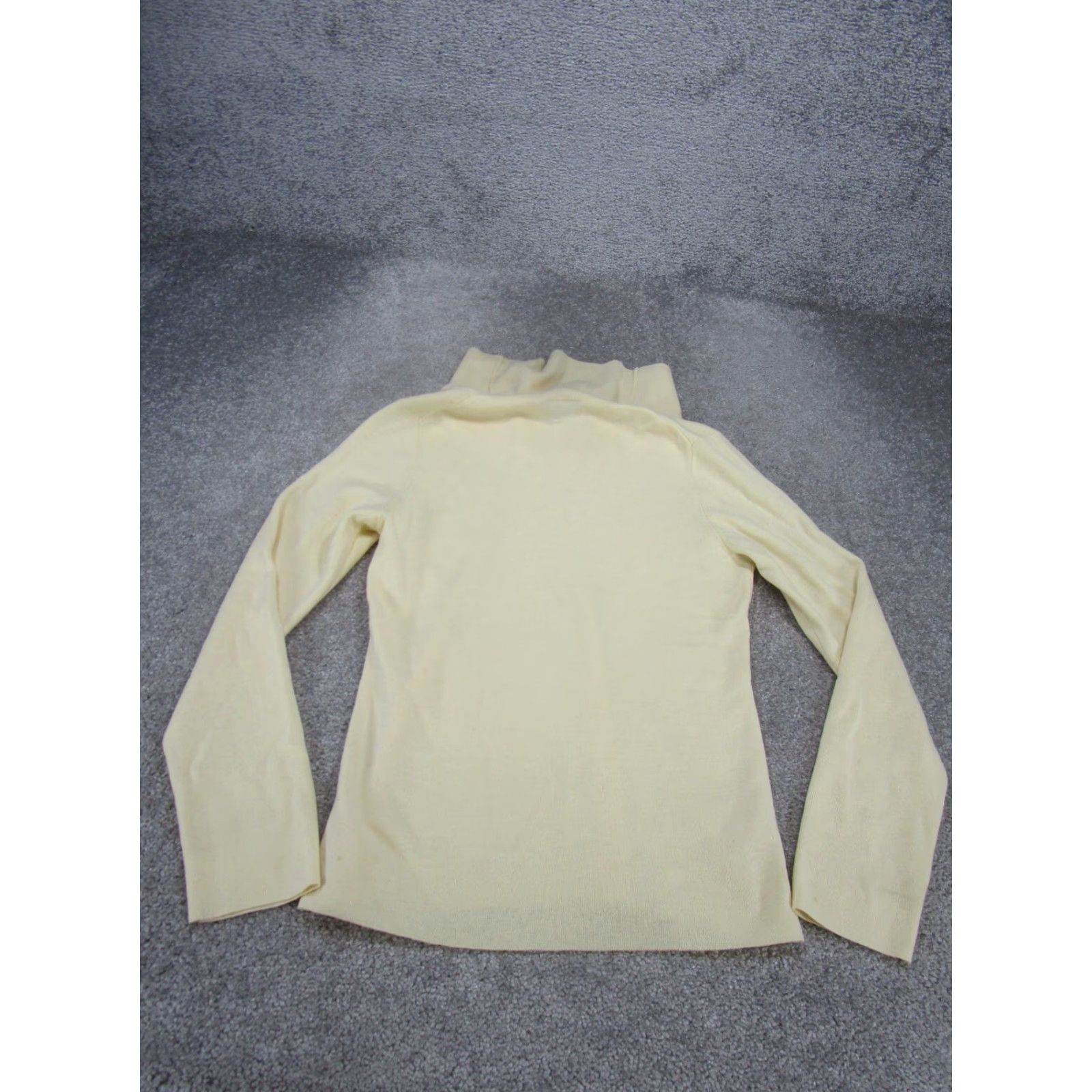Ann Taylor Ann Taylor Sweater Womens M White Knit Cowl Neck Pullover Size M / US 6-8 / IT 42-44 - 3 Thumbnail