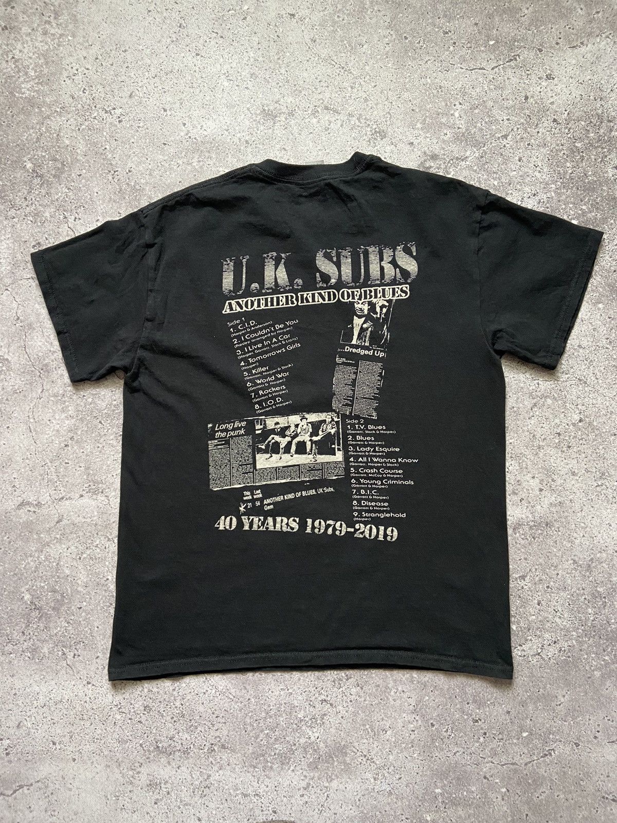 Band Tees Vintage 40 Years UK SUBS punk band tees Size US M / EU 48-50 / 2 - 2 Thumbnail