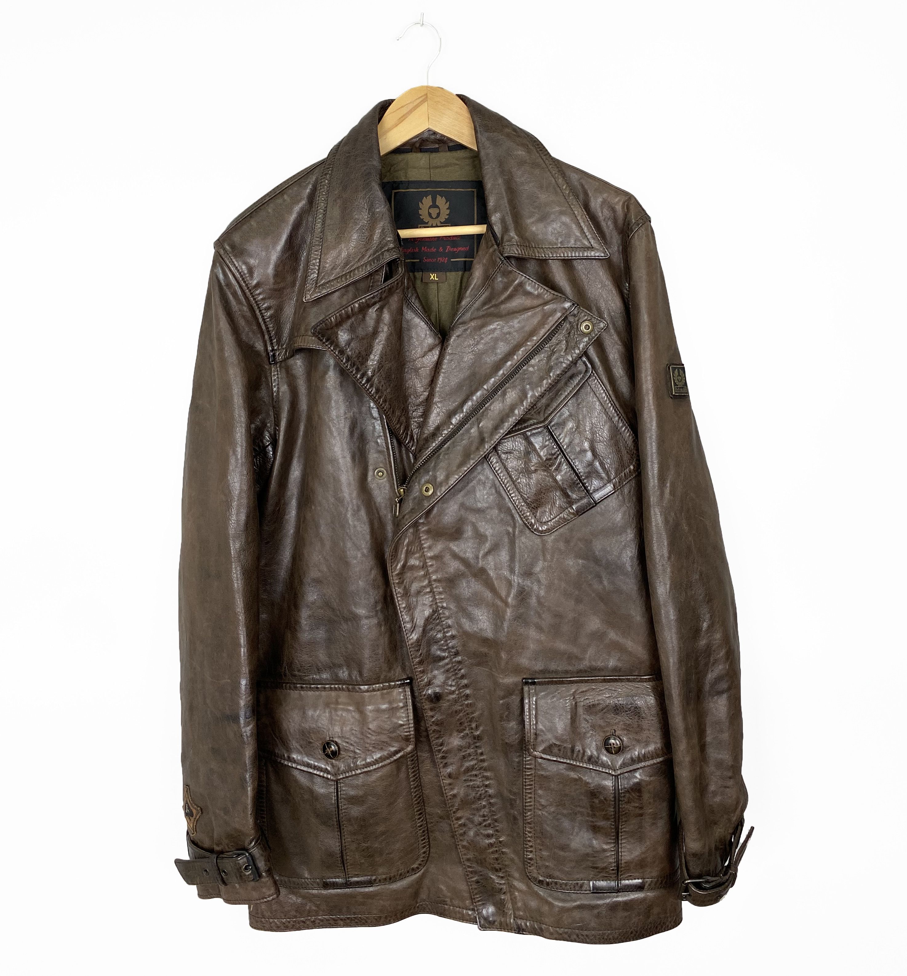 Belstaff BELSTAFF Aviator Howard Hughes Leather Jacket Malenotti 