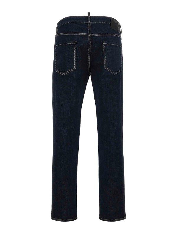 Dsquared2 o1mle0126 Dark Rince Wash Cool Guy Jeans in Navy Blue Size US 36 / EU 52 - 2 Thumbnail