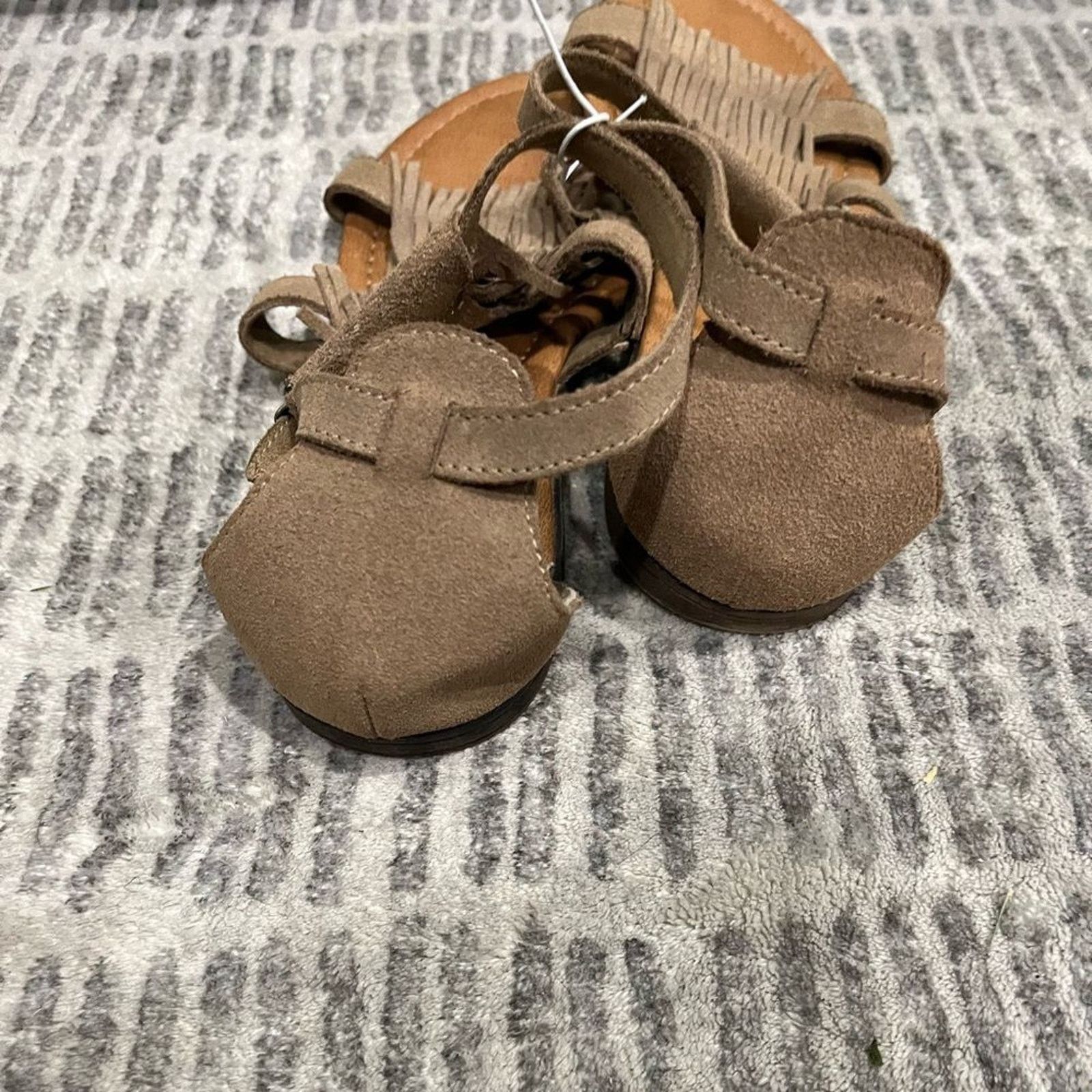 Minnetonka Minnetonka Strappy Fringe Sandals Suede Upper Leather Size 9 Size US 9 / IT 39 - 5 Thumbnail