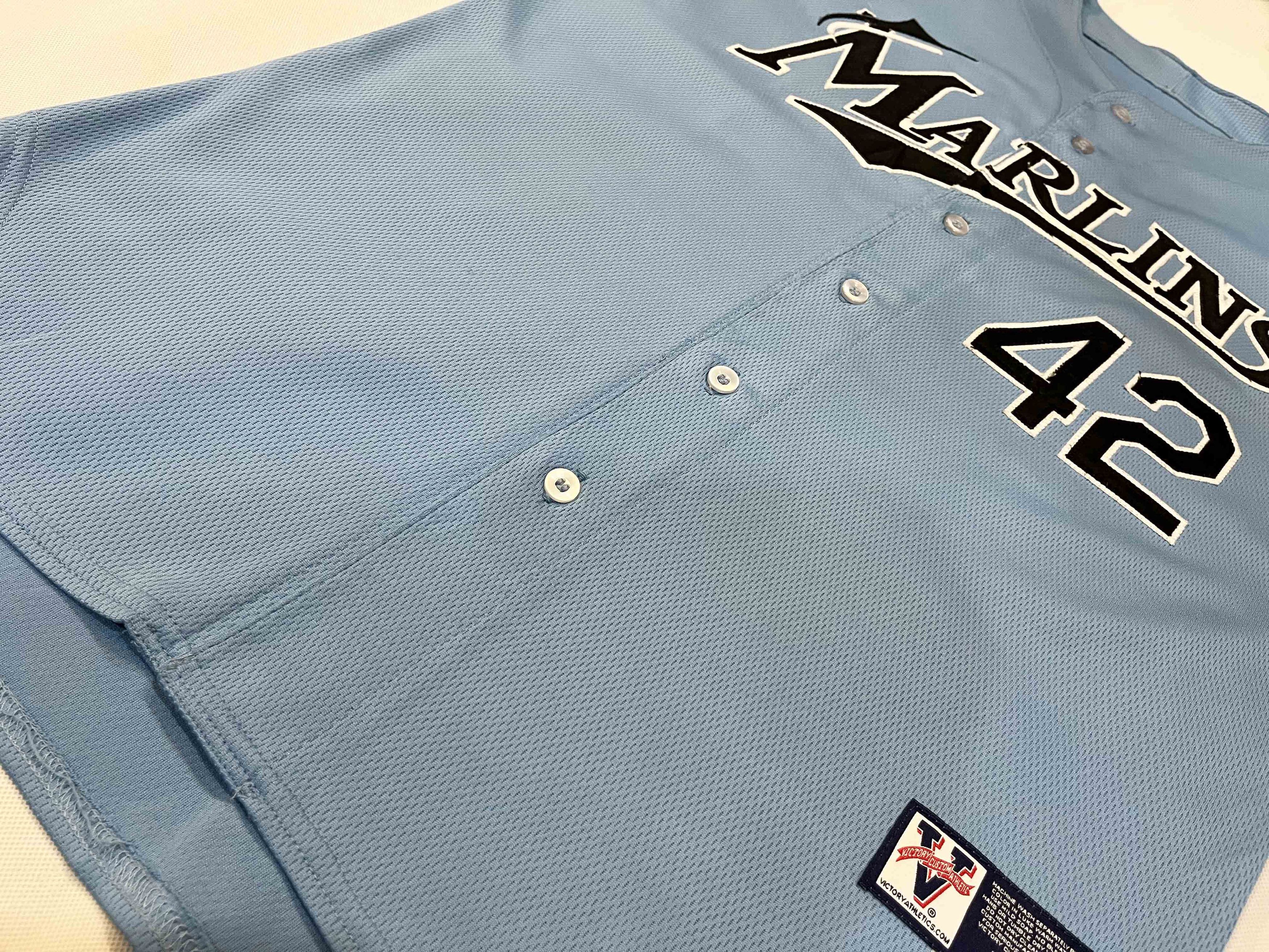 MLB × Vintage Vintage Victory MLB Miami Marlins #42 Baseball Game Jersey Size US M / EU 48-50 / 2 - 8 Thumbnail