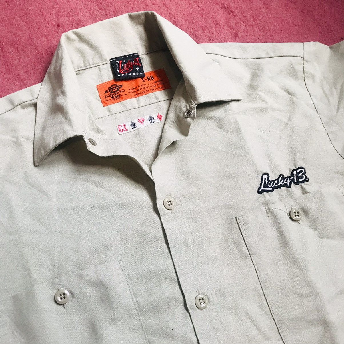 Vintage Vintage Lucky 13 Work Shirt Size US M / EU 48-50 / 2 - 2 Thumbnail
