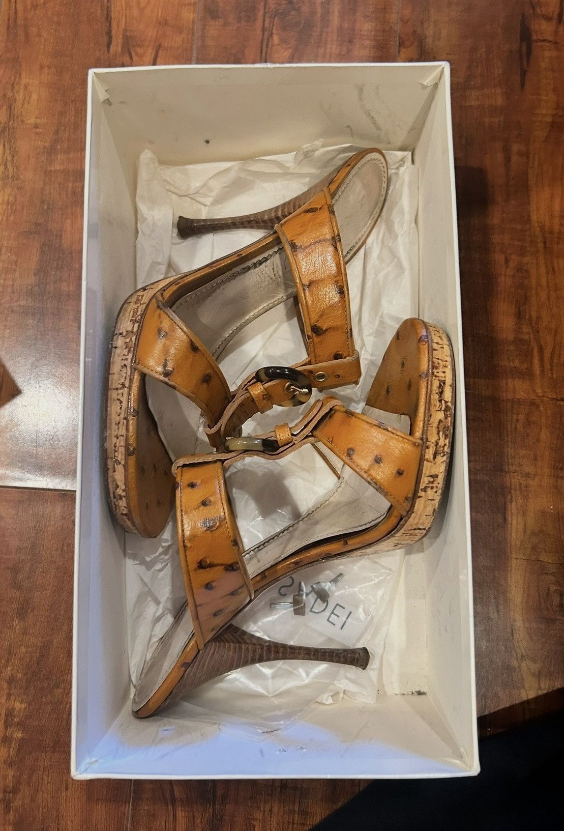Casadei Casadei Platform Sandals Size US 9 / IT 39 - 1 Thumbnail