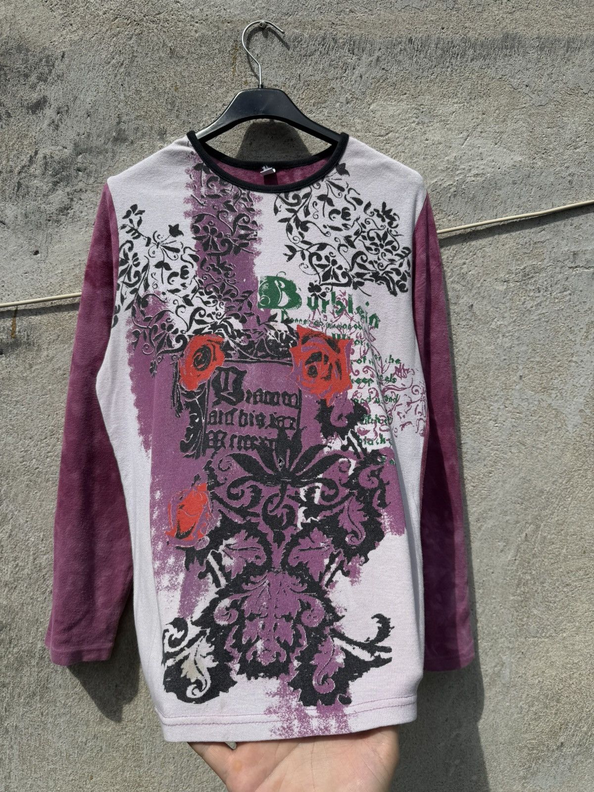 Jean Paul Gaultier Y2K Longsleeve Top Jean Paul Gaultier Style Tie-Dye AOP JPG Size L / US 10 / IT 46 - 2 Thumbnail