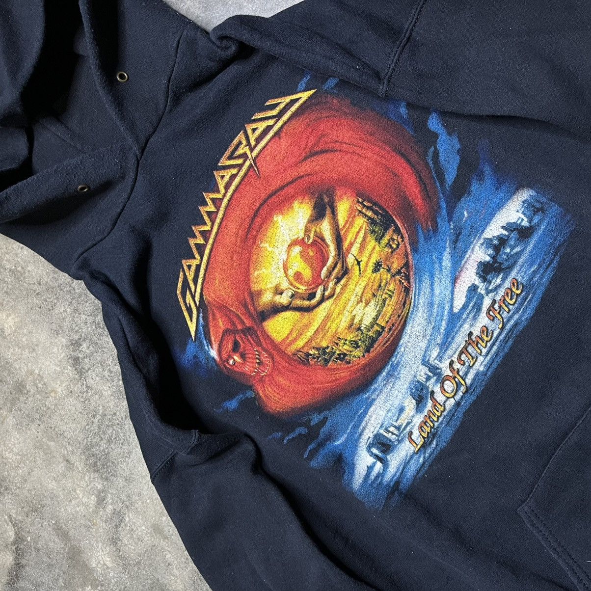 Vintage Vintage gammaray man on a mission band tour hoodie Size US XL / EU 56 / 4 - 6 Thumbnail