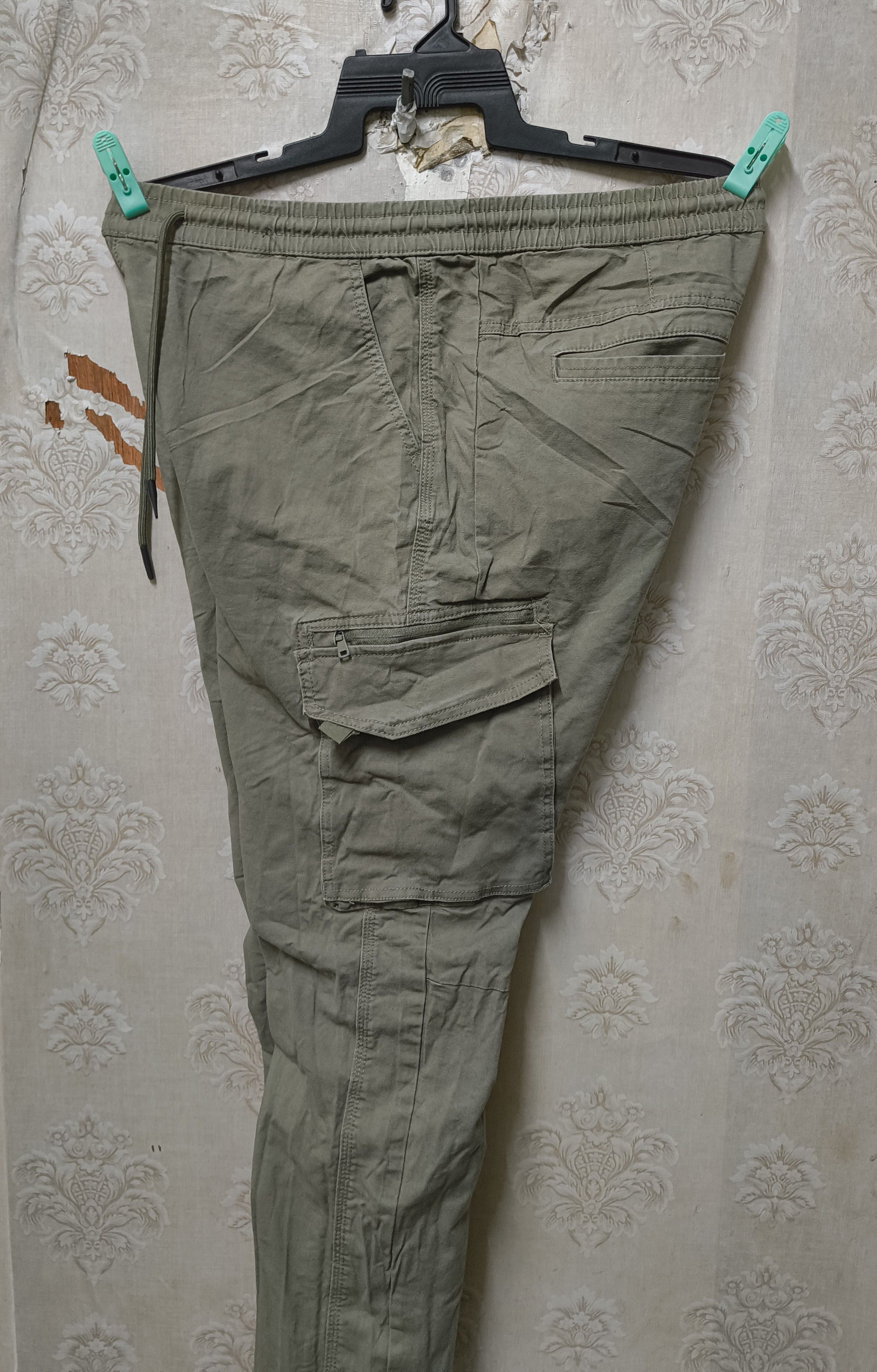 Denim & Co. Denim Co. Cuffed Cargo pants army Size US 37 - 6 Thumbnail