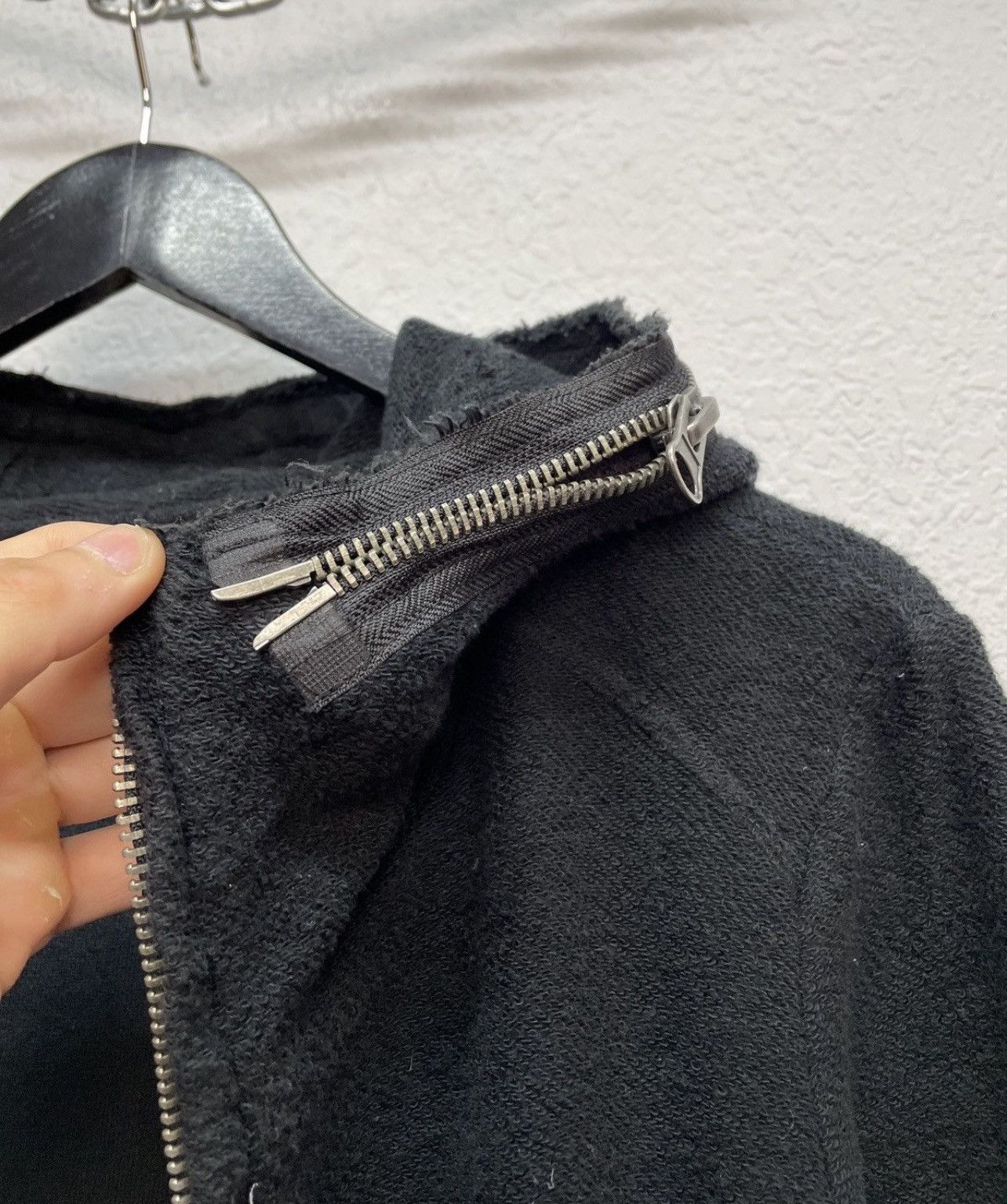 Japanese Brand Vintage Midas Rick Owens Vibe 00s Style Black Zip Hoodie Size US M / EU 48-50 / 2 - 9 Thumbnail