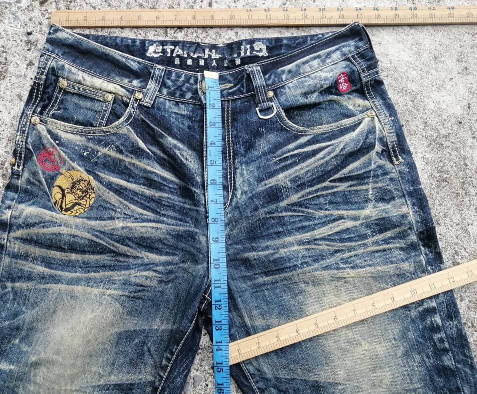 Japanese Brand Big Train Takahashi Nice Design Embroidered Denim Jeans Size US 34 / EU 50 - 4 Thumbnail