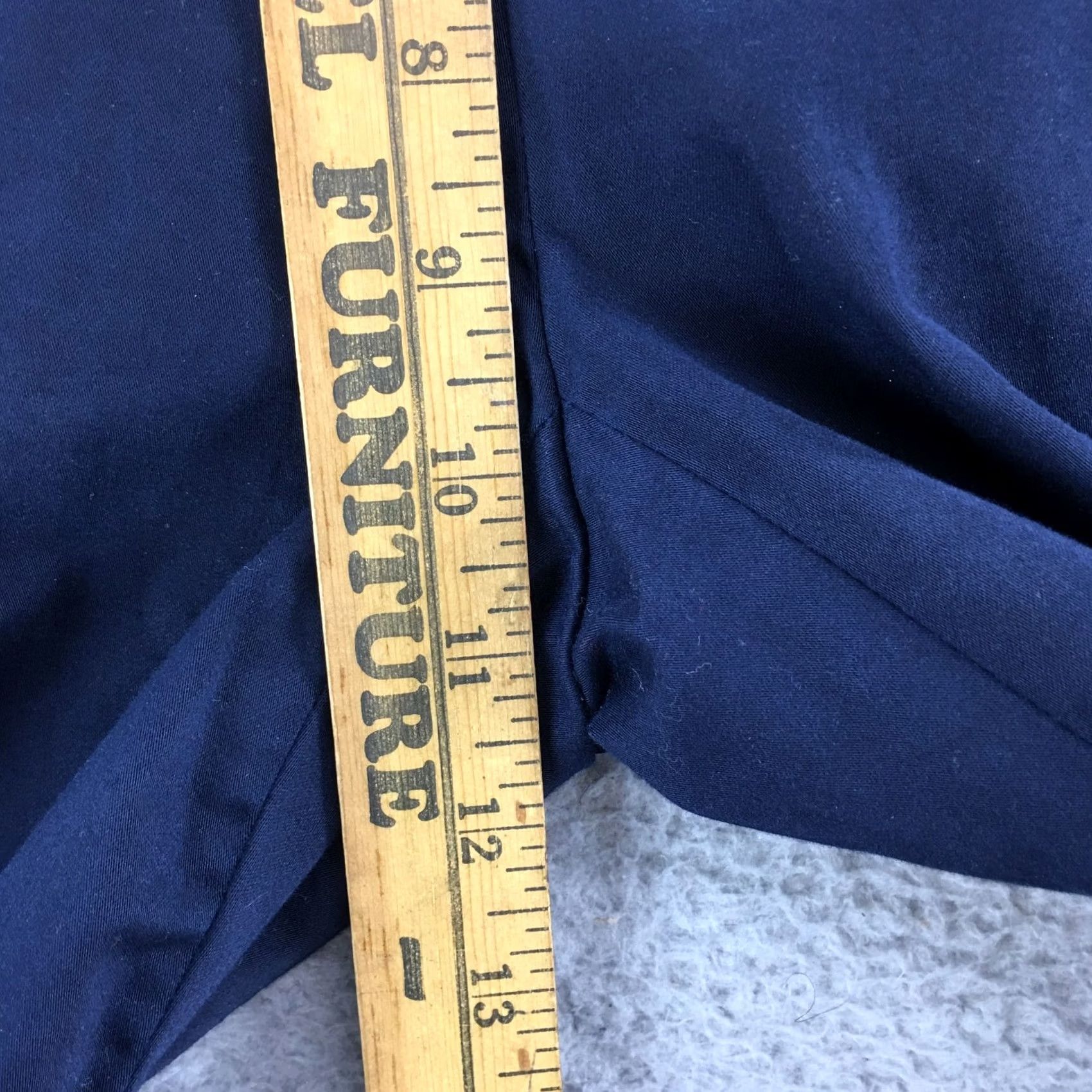 Banana Republic Banana Republic The Avalon Pants Womens 6 Blue Cotton Blend Mid Rise Zip Fly Chino Flat Front Regular Straight Pants Mens Womens Girls Boys Size 28" / US 6 / IT 42 - 7 Thumbnail