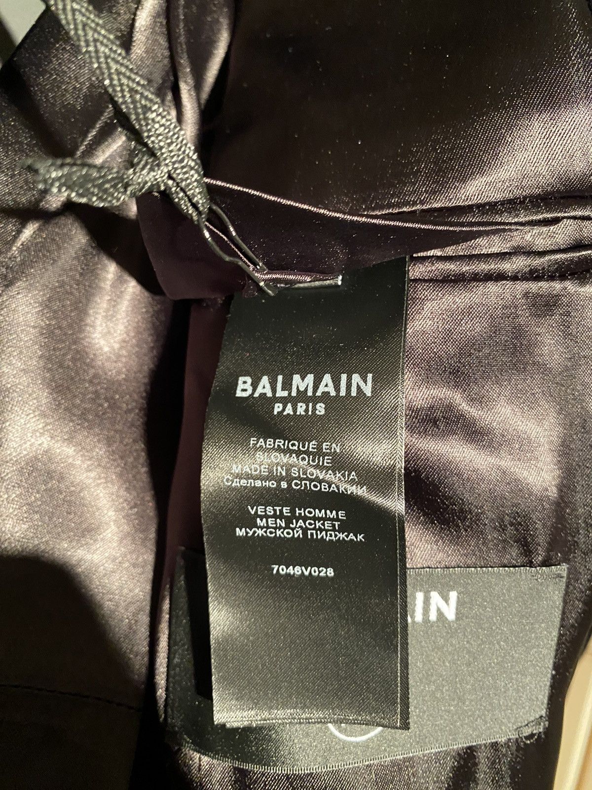 Balmain Balmain velvet evening Jacket Size 54R - 9 Thumbnail