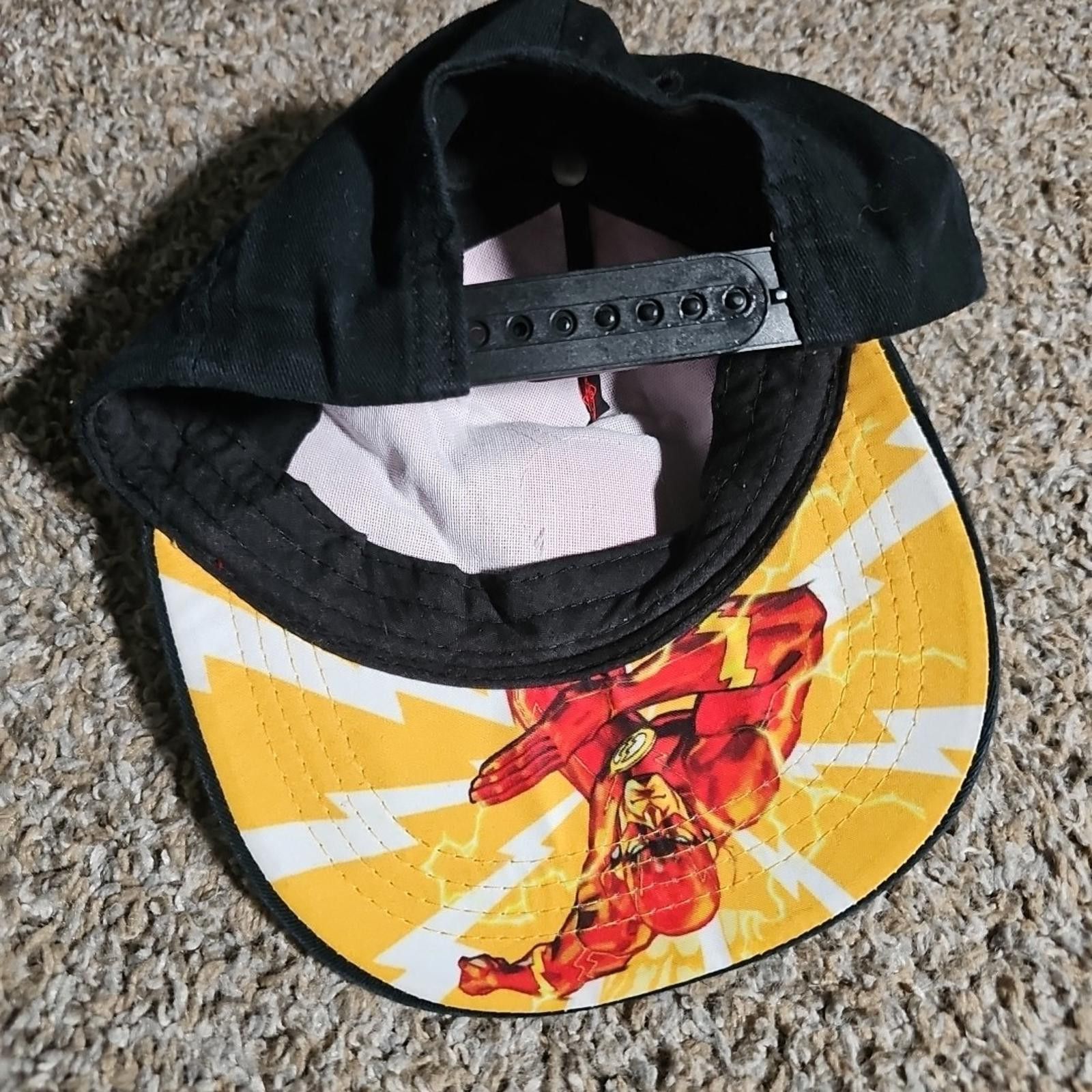 DC Comics DC Comics The FLASH Youth Snapback Hat Size ONE SIZE - 3 Thumbnail