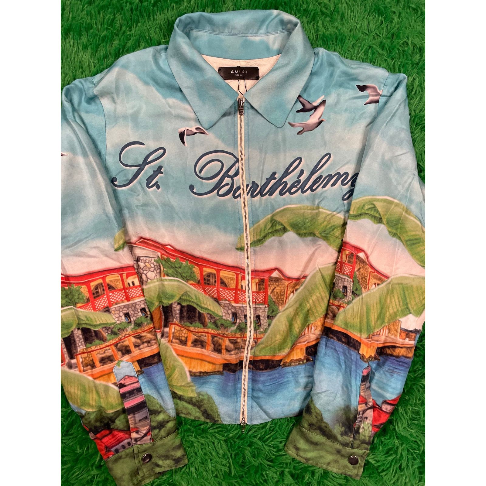 Amiri Amiri St Bath Zip-Up 50 Used Size US M / EU 48-50 / 2 - 1 Thumbnail