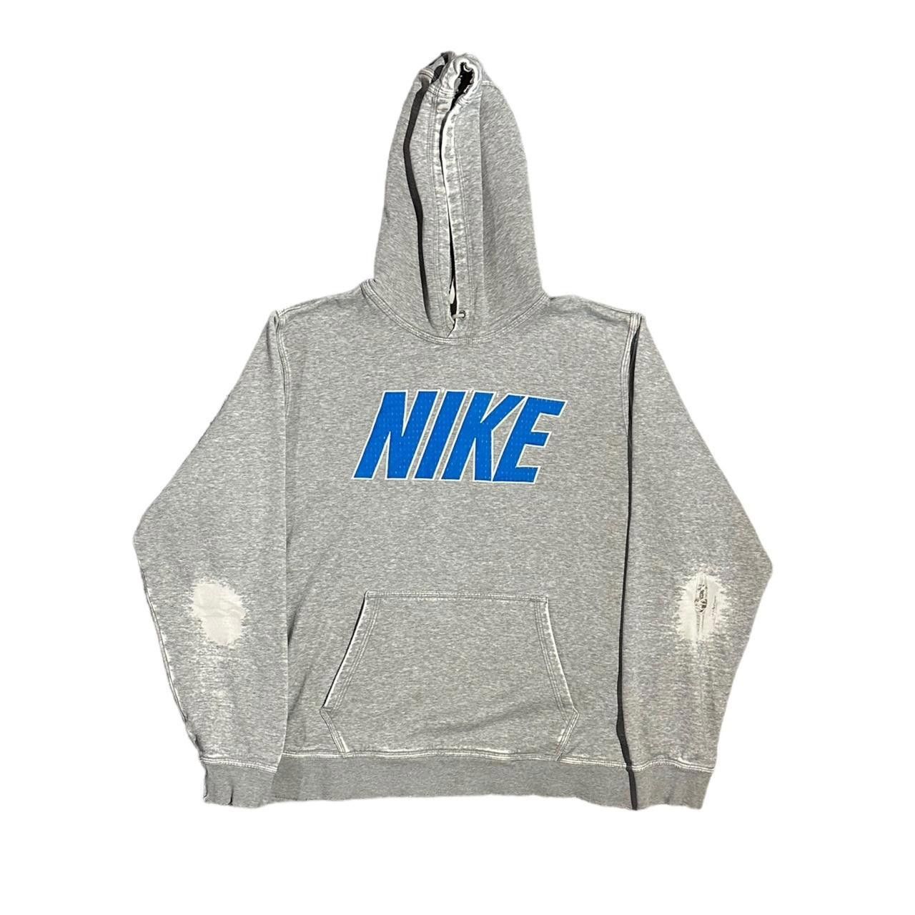 Nike Y2k Nike Distressed Hoodie Size US XL / EU 56 / 4 - 1 Thumbnail