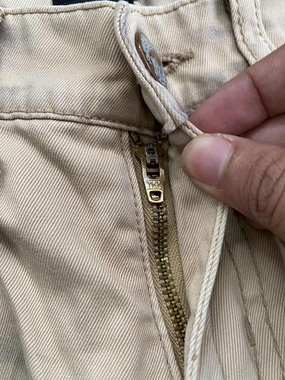 JACKROSE Jackrose Slim Flare Beige Denim Size US 29 - 10 Thumbnail
