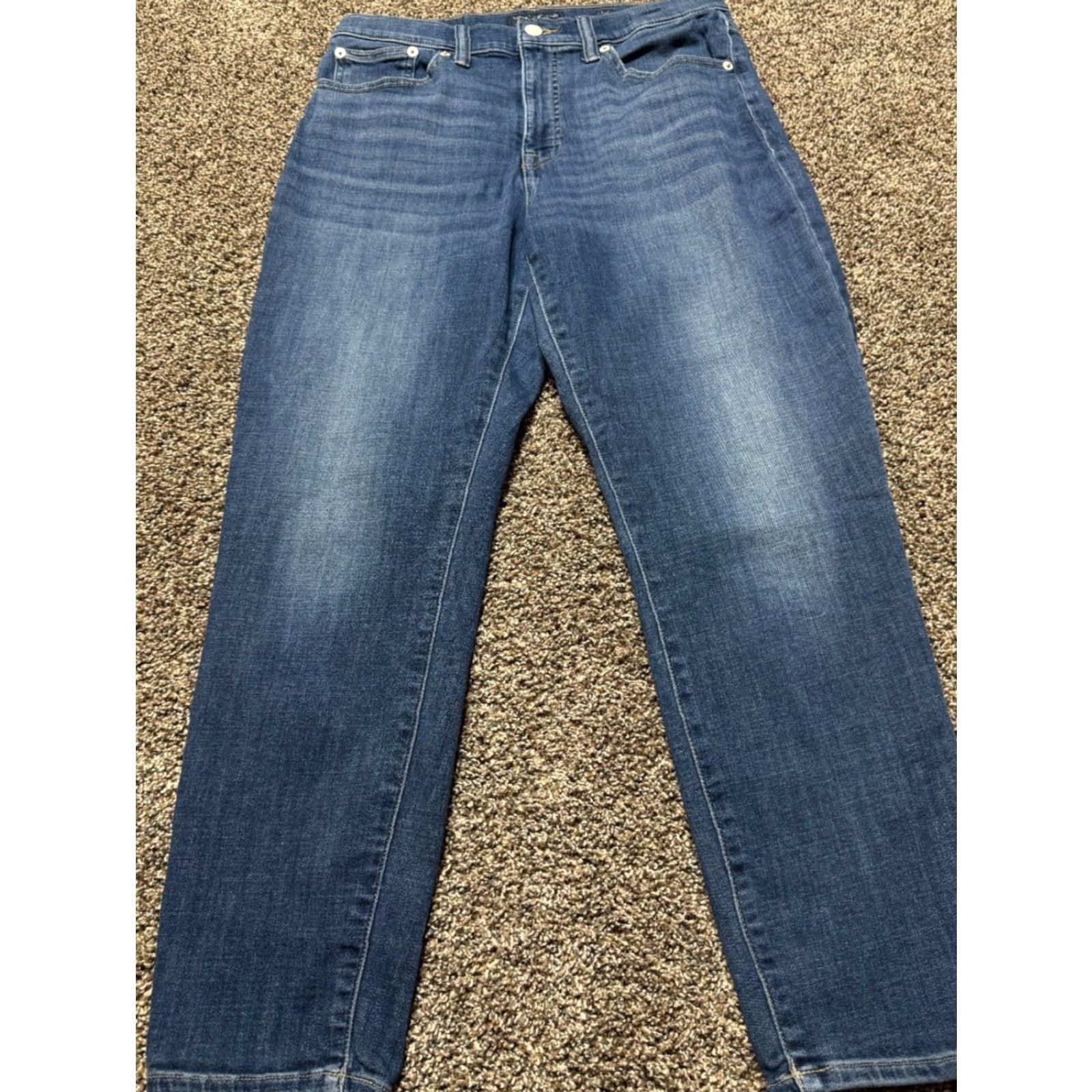 Lucky Brand Lucky Brand Bridgette Ankle Women's Jeans 12 Blue Denim High Rise 27in Inseam Jeans Womens Jeans 12 Color Blue Cap, 12/31? Size 34" / US 12 / IT 48 - 2 Thumbnail
