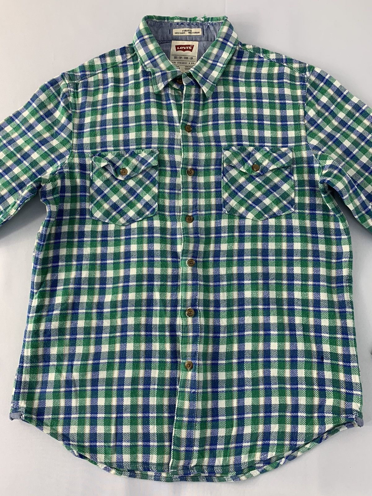Flannel × Levi's Levi’s Strauss Chekered Double Pocket Flannel Button Up Size US XS / EU 42 / 0 - 3 Thumbnail