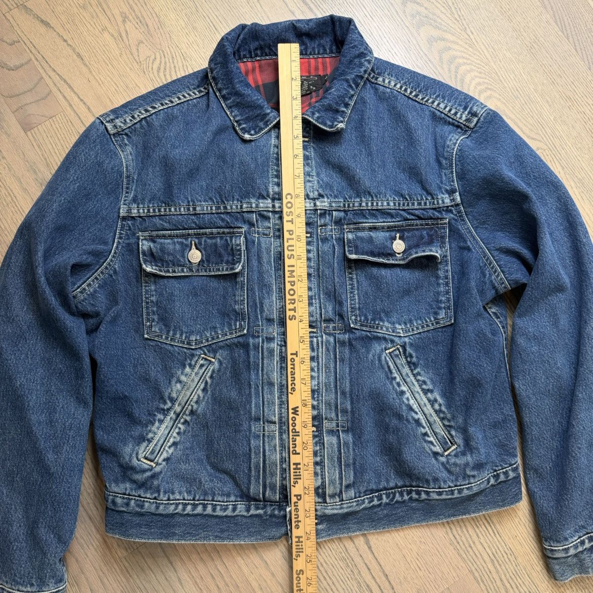 Other Double RL Dark Denim Type 2 Buckle Back Flannel Lined Jacket Size US L / EU 52-54 / 3 - 2 Thumbnail