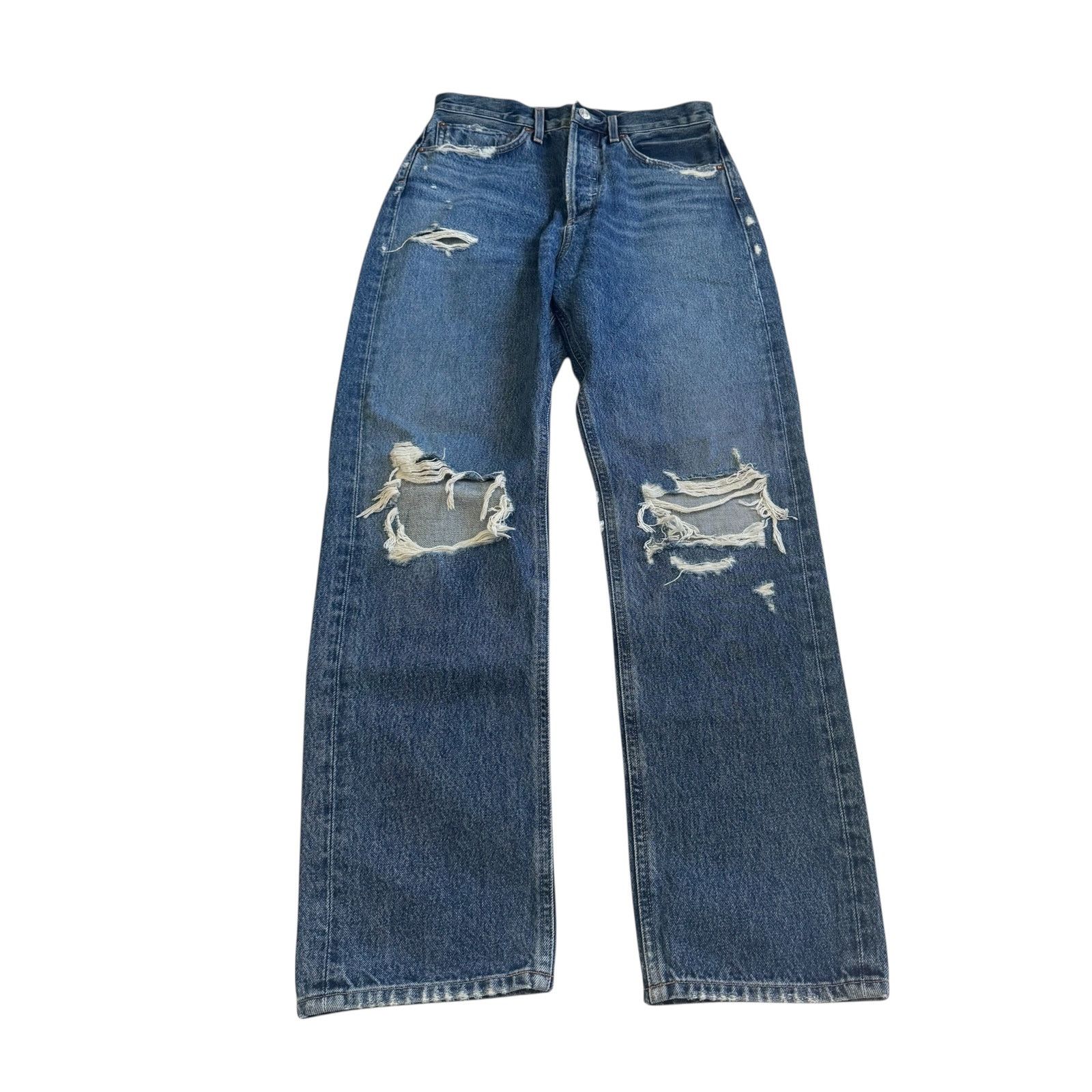 Agolde AGOLDE 90s High Rise Loose Fit Jean Psych Wash Size 25" / US 0 / IT 36 - 2 Thumbnail