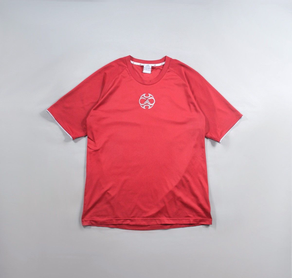 Adidas Adidas Vintage Shirt Tee Soccer Football Red Retro 90s L Size US L / EU 52-54 / 3 - 1 Thumbnail