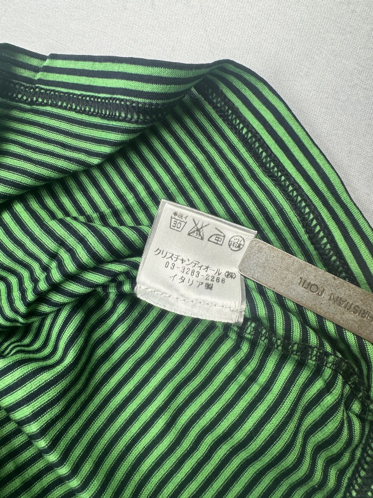 Dior SS06 Striped Polo Shirt Size US XS / EU 42 / 0 - 7 Thumbnail