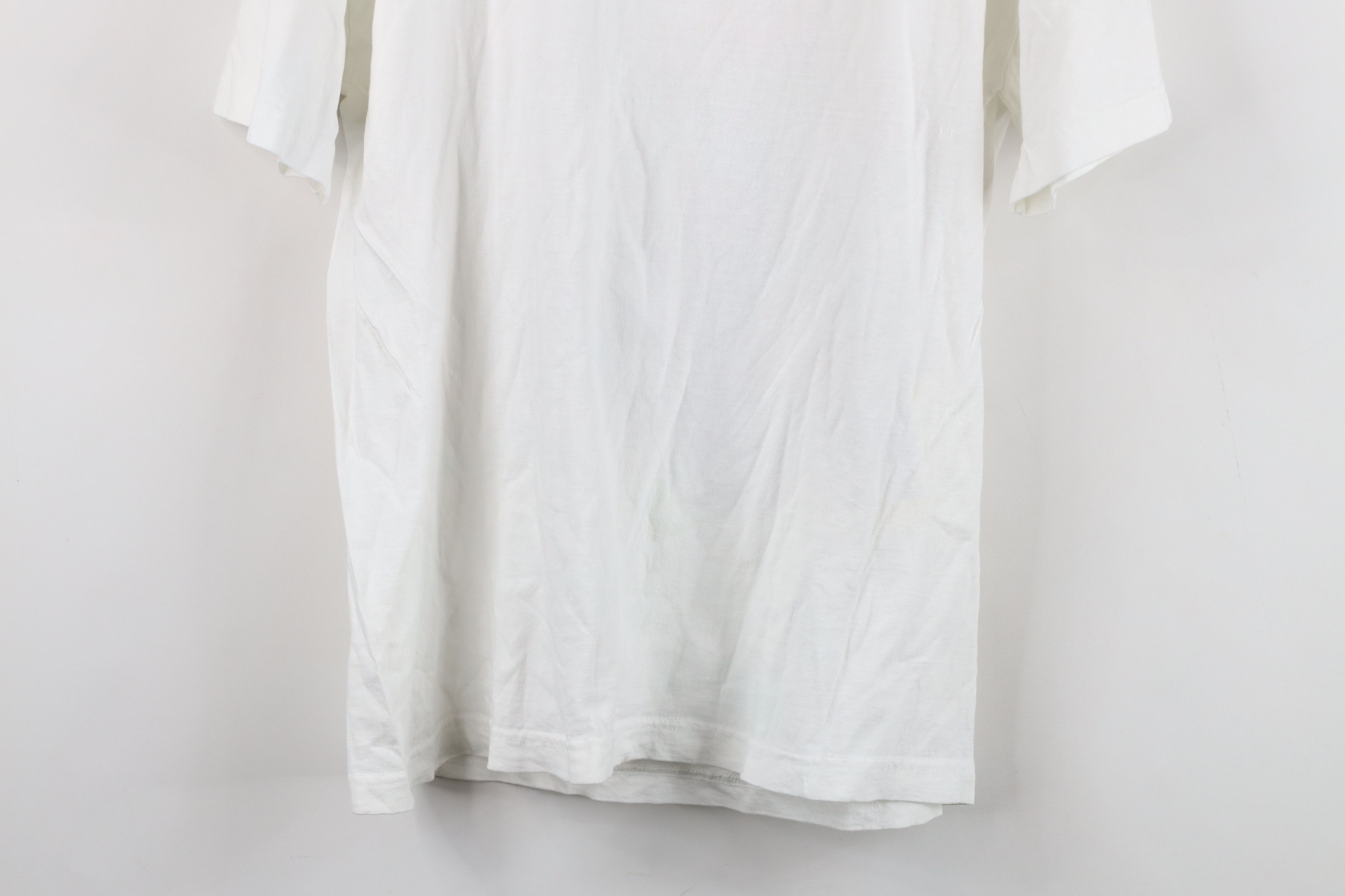 Vintage Vintage 90s Streetwear Short Sleeve T-Shirt White Cotton Size US S / EU 44-46 / 1 - 11 Thumbnail