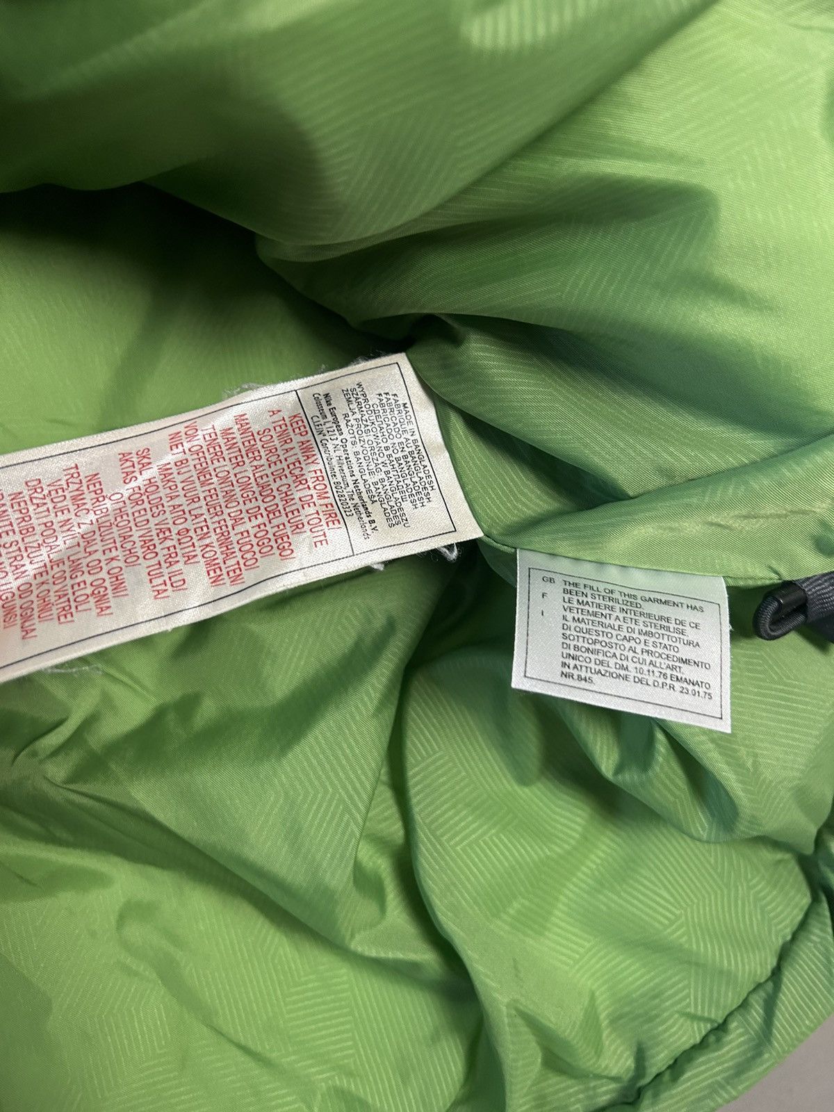 Nike × Nike ACG × Vintage Nike ACG vintage white green puffer jacket small logo Size L / US 10 / IT 46 - 4 Thumbnail