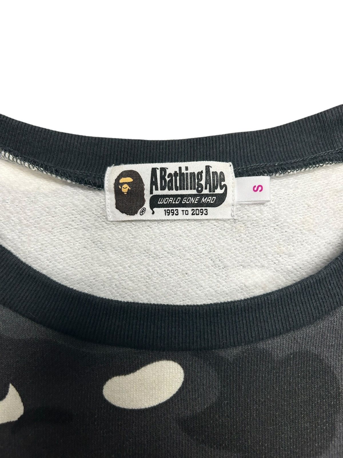 Bape Bape Spellout Crewneck Black Camo - Size Small Size US S / EU 44-46 / 1 - 3 Thumbnail