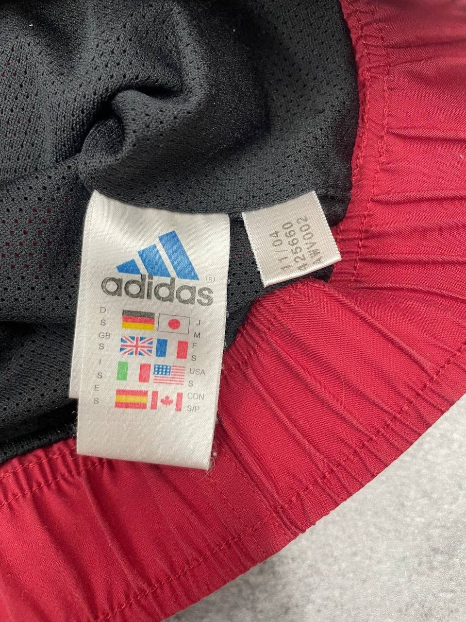 Adidas Adidas Men's Vintage Pullover Jacket Red Lightweight V-Neck Size US S / EU 44-46 / 1 - 10 Thumbnail