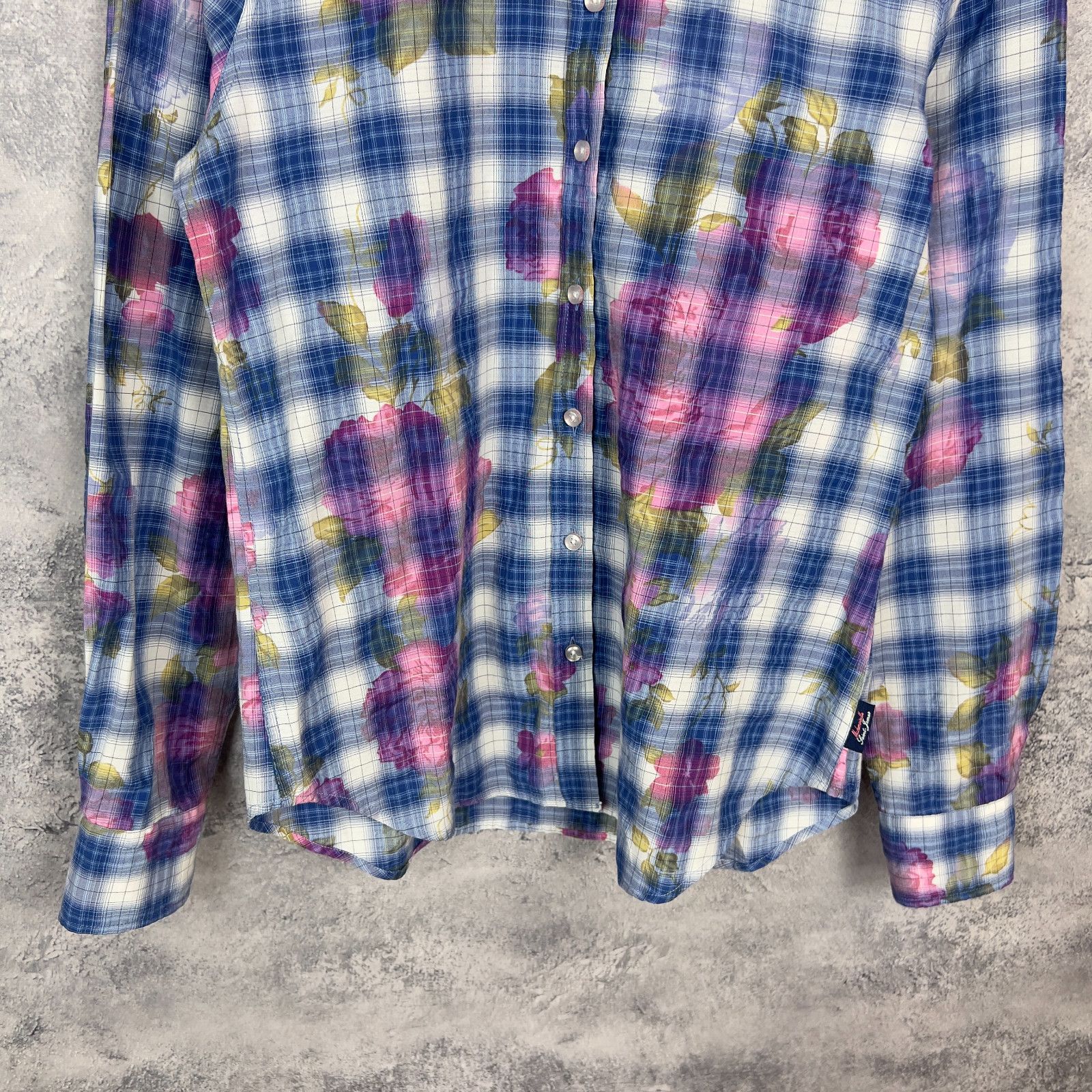 Saint James Saint James Shirt Women's Size L Multicolor Long Sleeve` Size L / US 10 / IT 46 - 3 Thumbnail