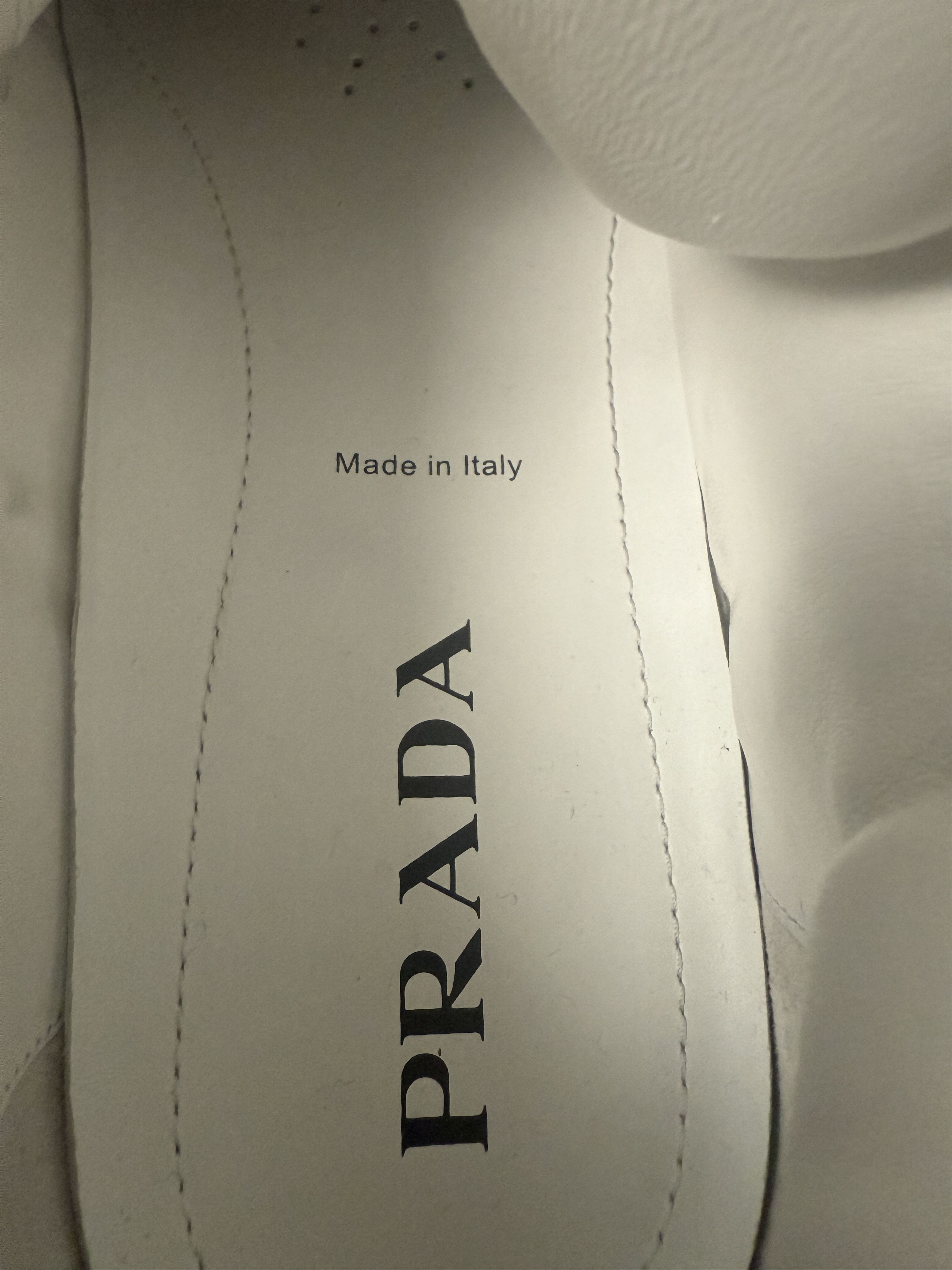 Prada Padded Nappa Leather Sneakers White Size 12 UK/13 US Size US 13 / EU 46 - 10 Thumbnail