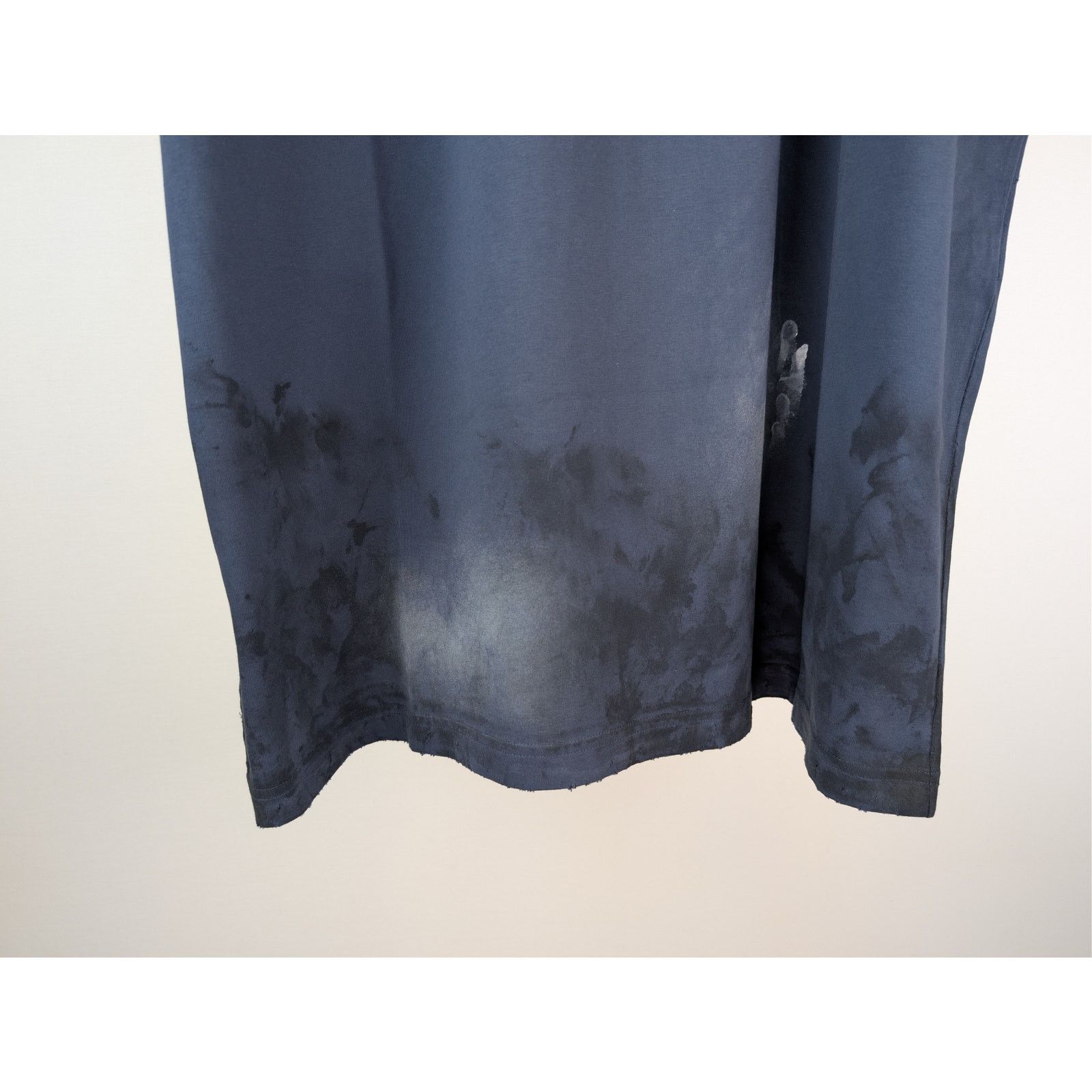 Balenciaga o1rshd1 3B Stencil Oversized Vintage Jersey T-Shirt in Blue Size US XL / EU 56 / 4 - 4 Thumbnail