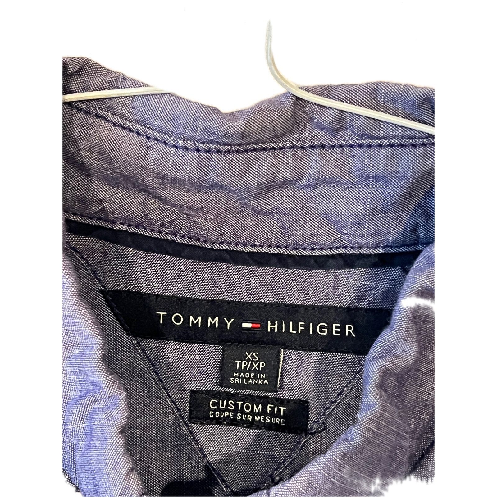 Tommy Hilfiger Tommy Hilfiger Purple Short Sleeve Button Down Shirt Mens XS Size US XS / EU 42 / 0 - 3 Thumbnail