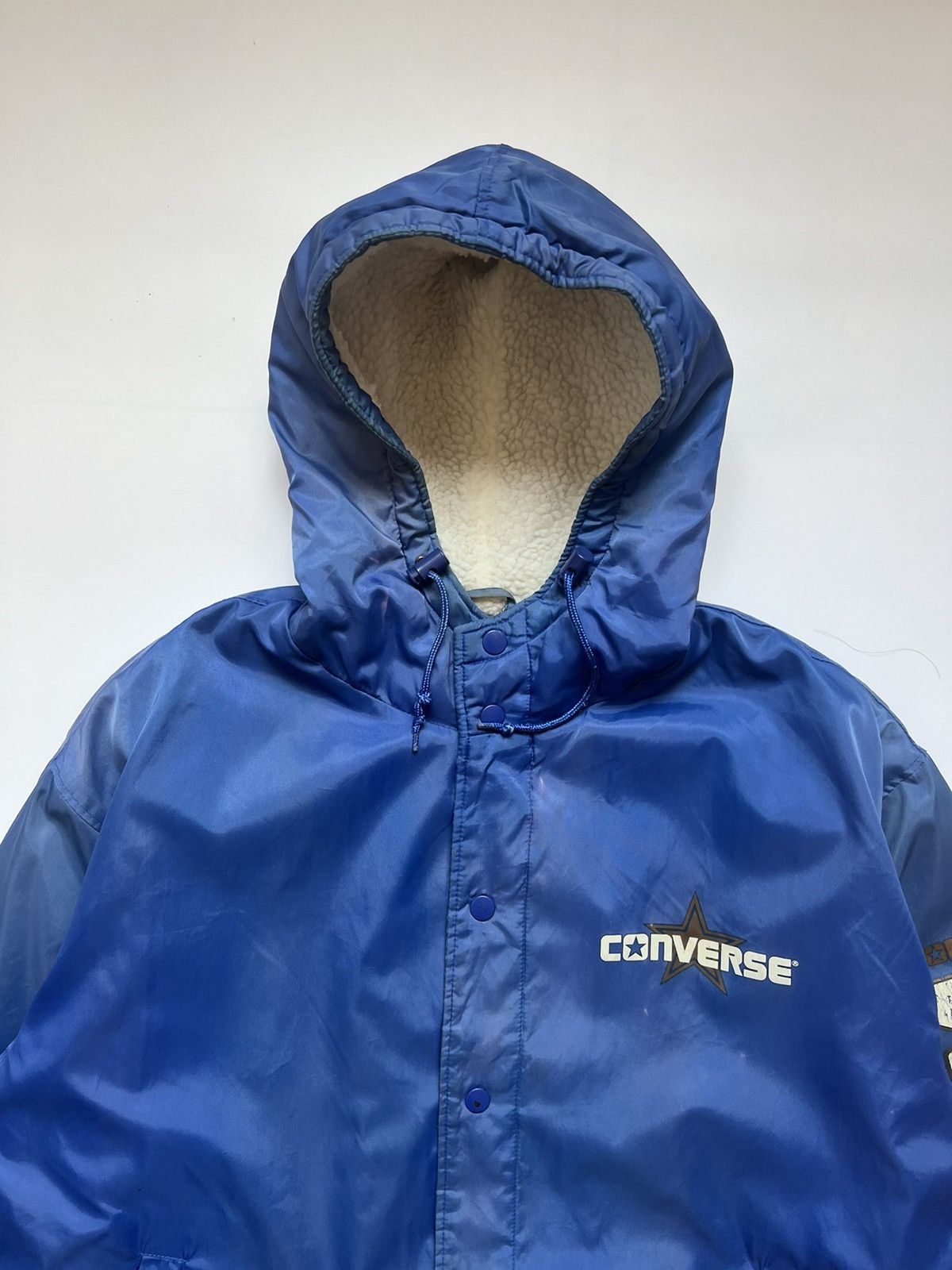 Converse Vintage 90's Converse Boston Deep Pile Jacket Size US L / EU 52-54 / 3 - 7 Thumbnail