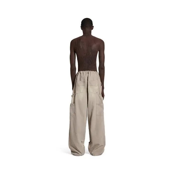 Balenciaga o1la1rc1a0226 Double Knee Pants In Beige Size US 28 / EU 44 - 5 Thumbnail