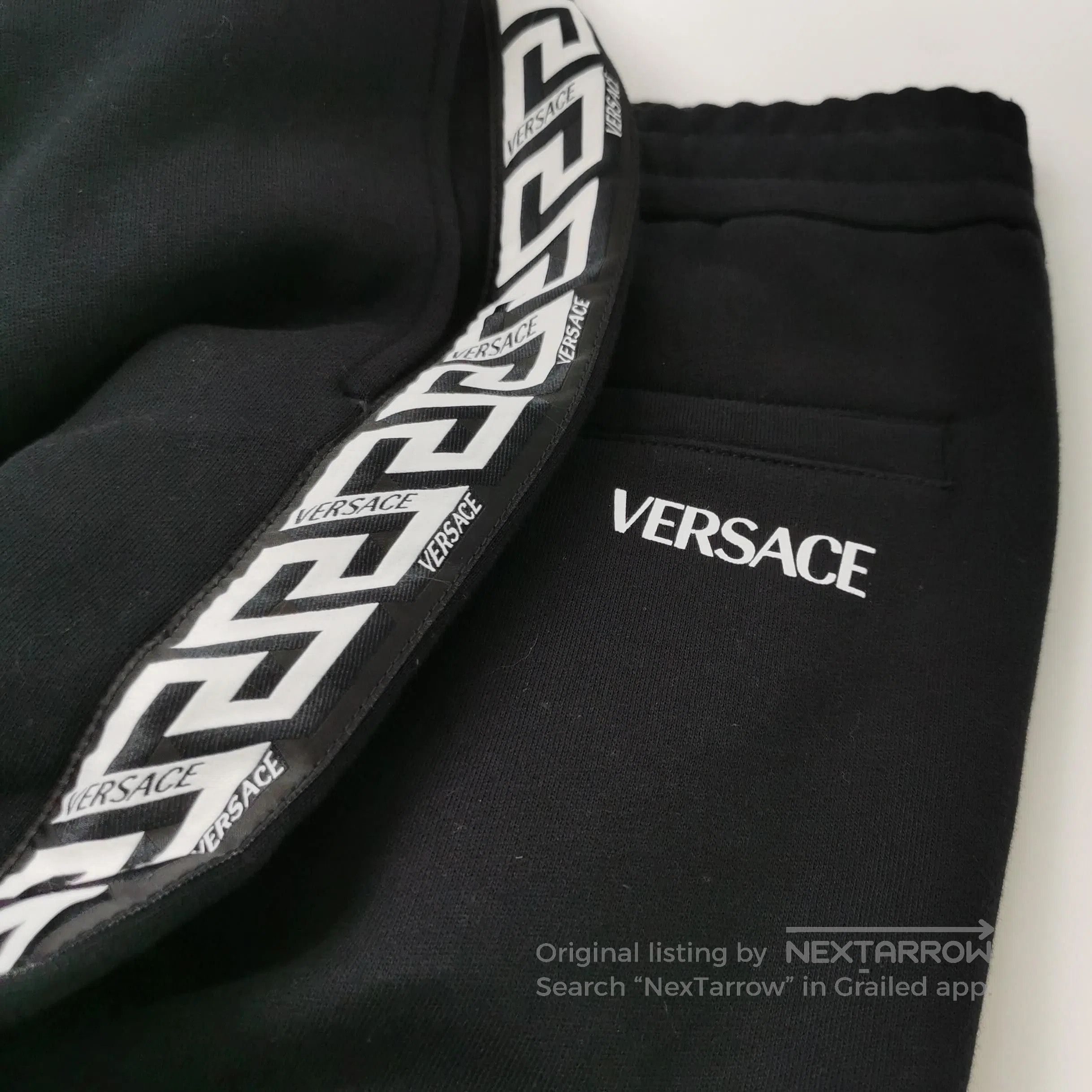 Versace Versace XL Cotton Letter Logo Track Pants. Size US XL / EU 56 / 4 - 1 Thumbnail