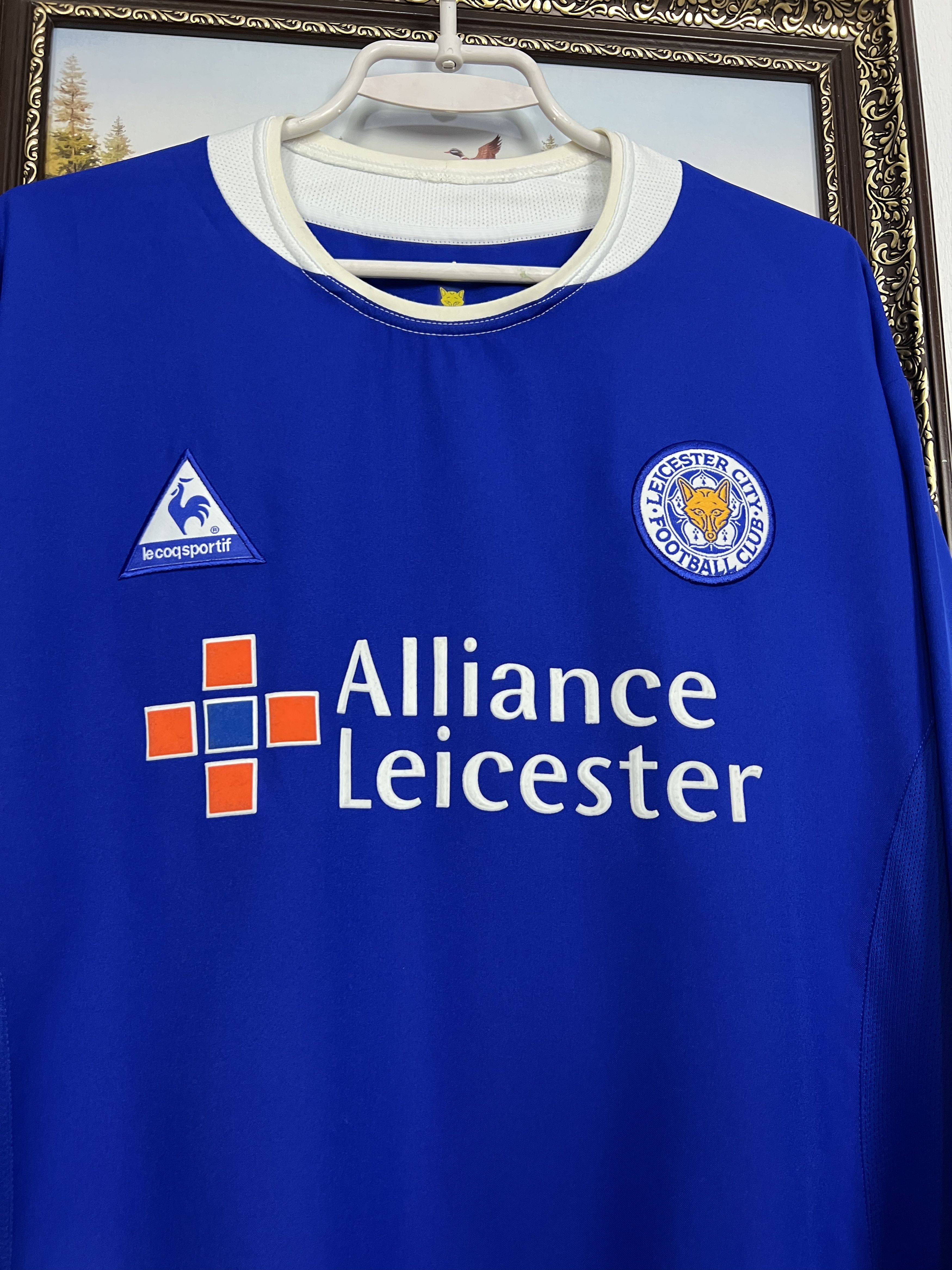 Le Coq Sportif Leicester City footbal shirt Soccer Long Sleeve Jersey Size US XXL / EU 58 / 5 - 3 Thumbnail