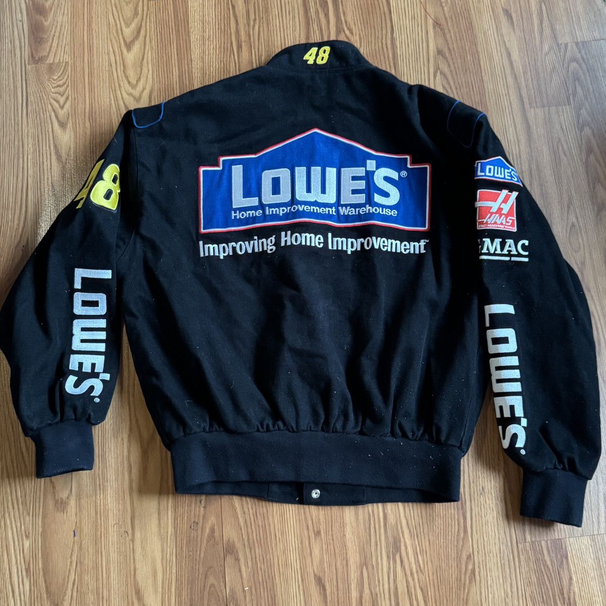 Vintage Lowe's Racing Nascar Winston Cup Black Jacket Size M Size US XL / EU 56 / 4 - 3 Thumbnail
