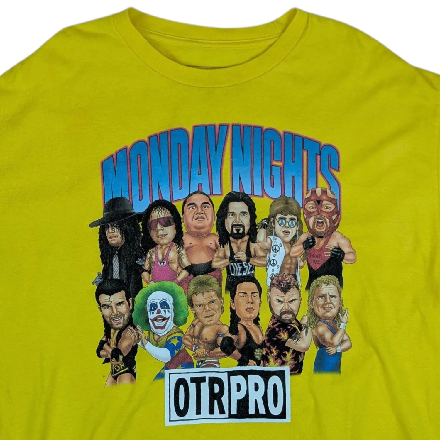 WWE OFF THE ROPE Monday Night OTR Pro Wrestling WWE WWF T-Shirt Size US XL / EU 56 / 4 - 4 Thumbnail