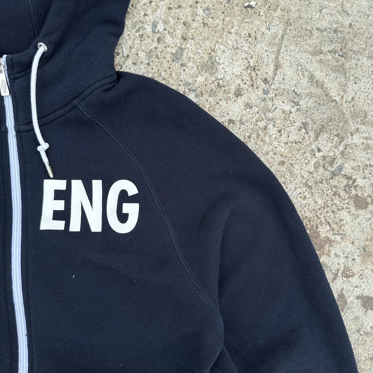Nike × Vintage Vintage Nike Zip Hoodie England Big Logo Distressed Y2K 00s Size US M / EU 48-50 / 2 - 6 Thumbnail