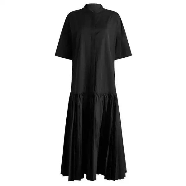 Jil Sander o1loc1c0426 T-Shirt Dress in Black Size L / US 10 / IT 46 - 1 Thumbnail