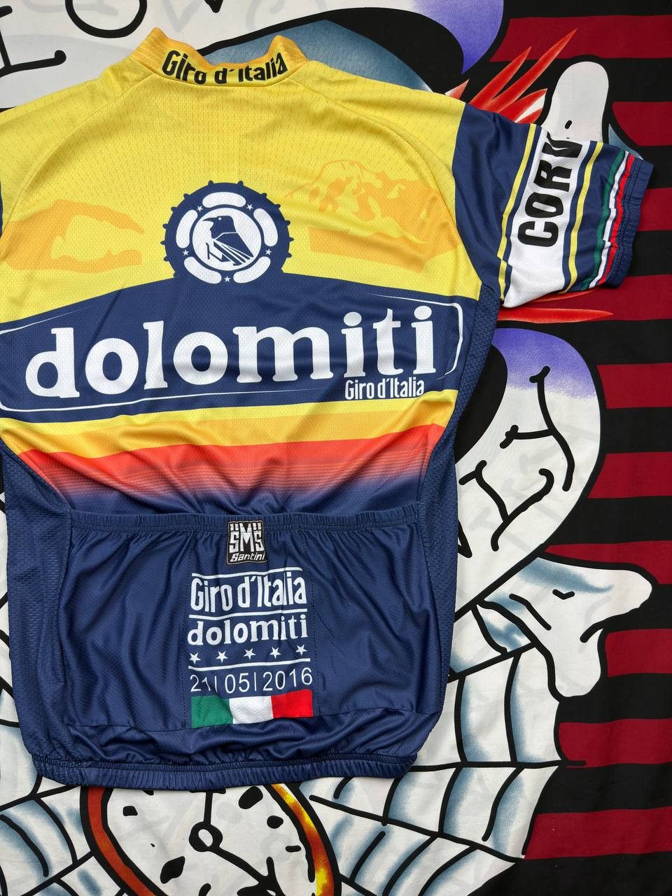Other Santini men’s Italy giro d’italia cycling jersey shirt Size US XXL / EU 58 / 5 - 9 Thumbnail