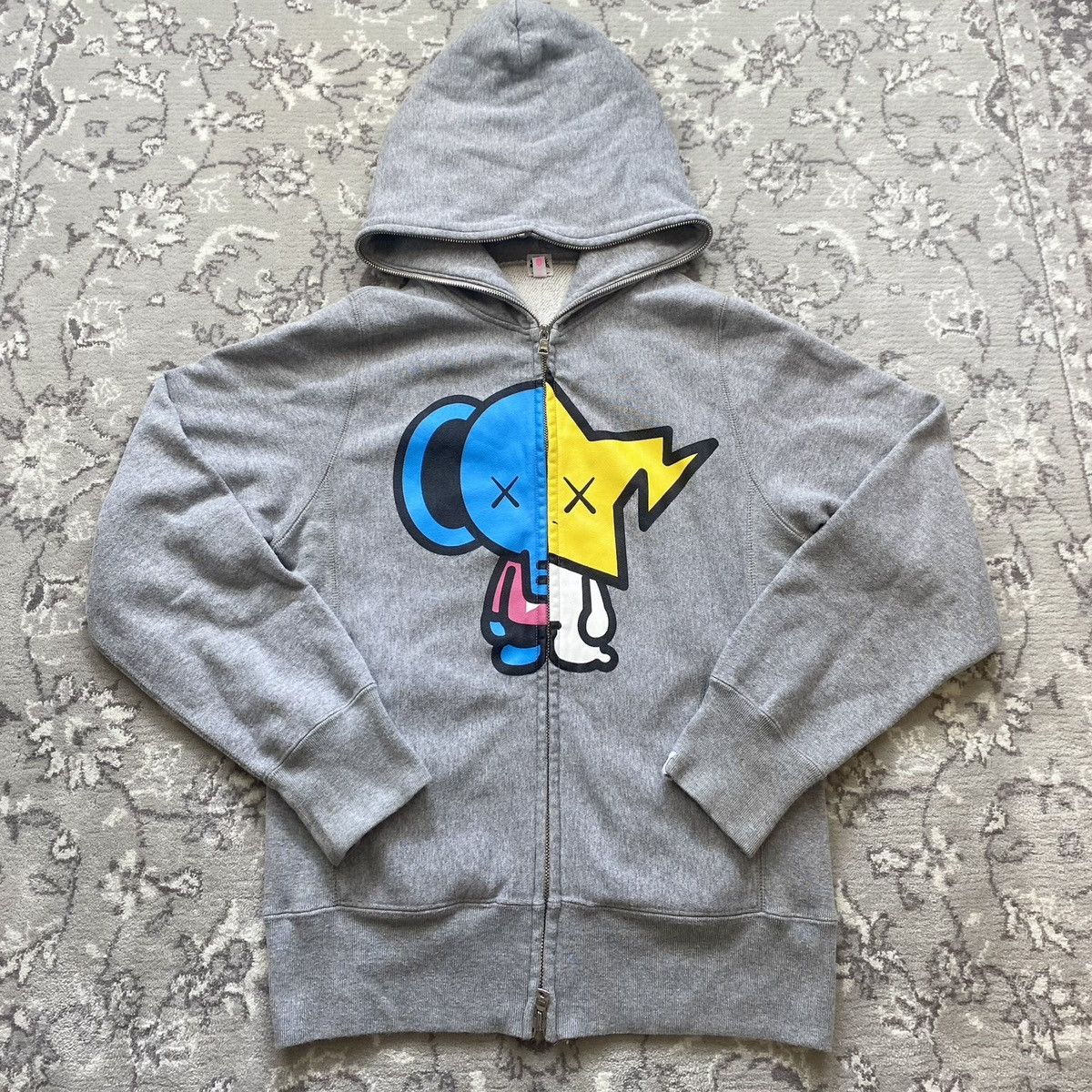 Bape × Kaws Bape x Kaws Full Zip Hoodie Size US S / EU 44-46 / 1 - 2 Thumbnail