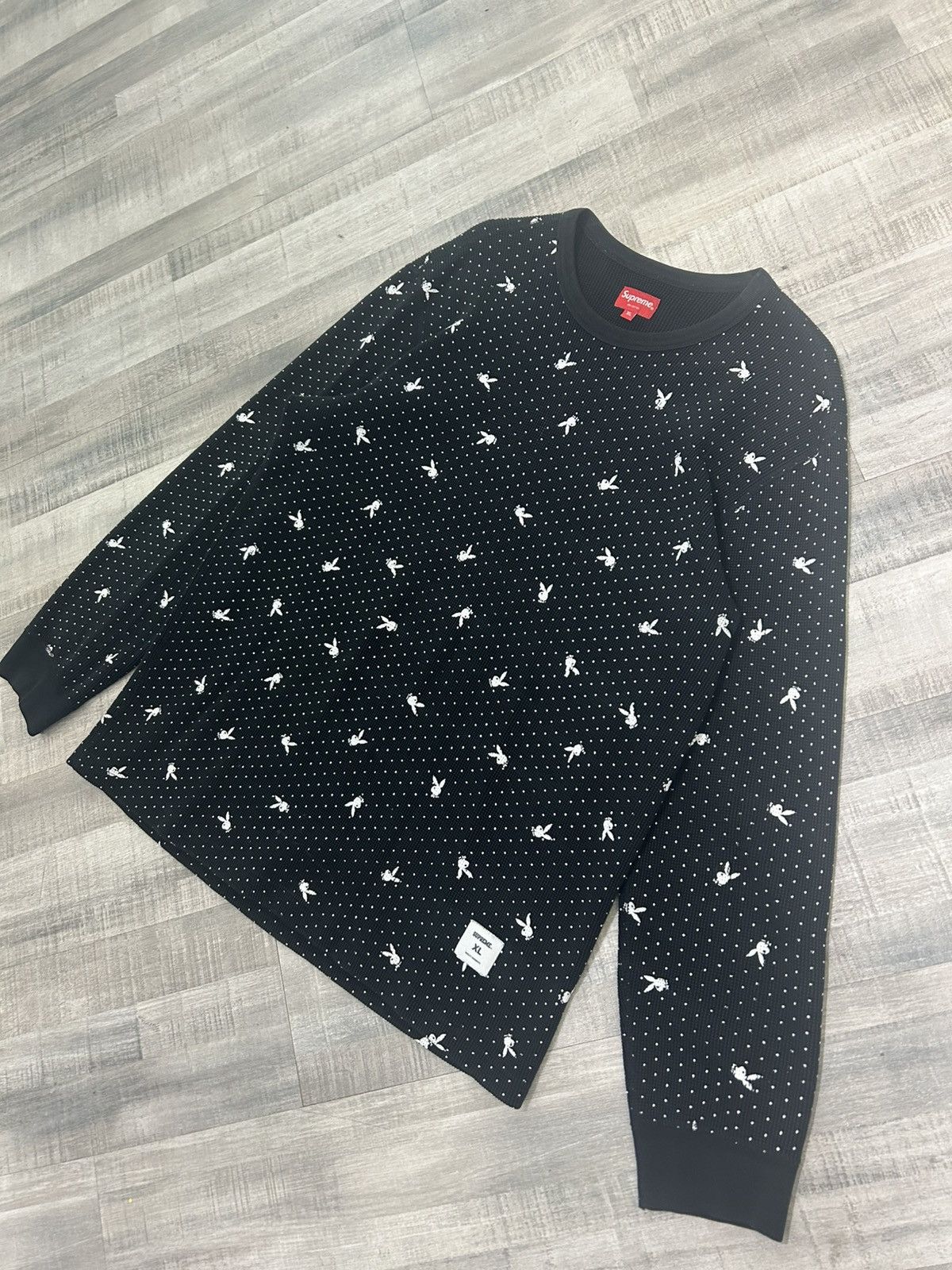 Supreme Supreme x Playboy Waffle Thermal Size US XL / EU 56 / 4 - 3 Thumbnail