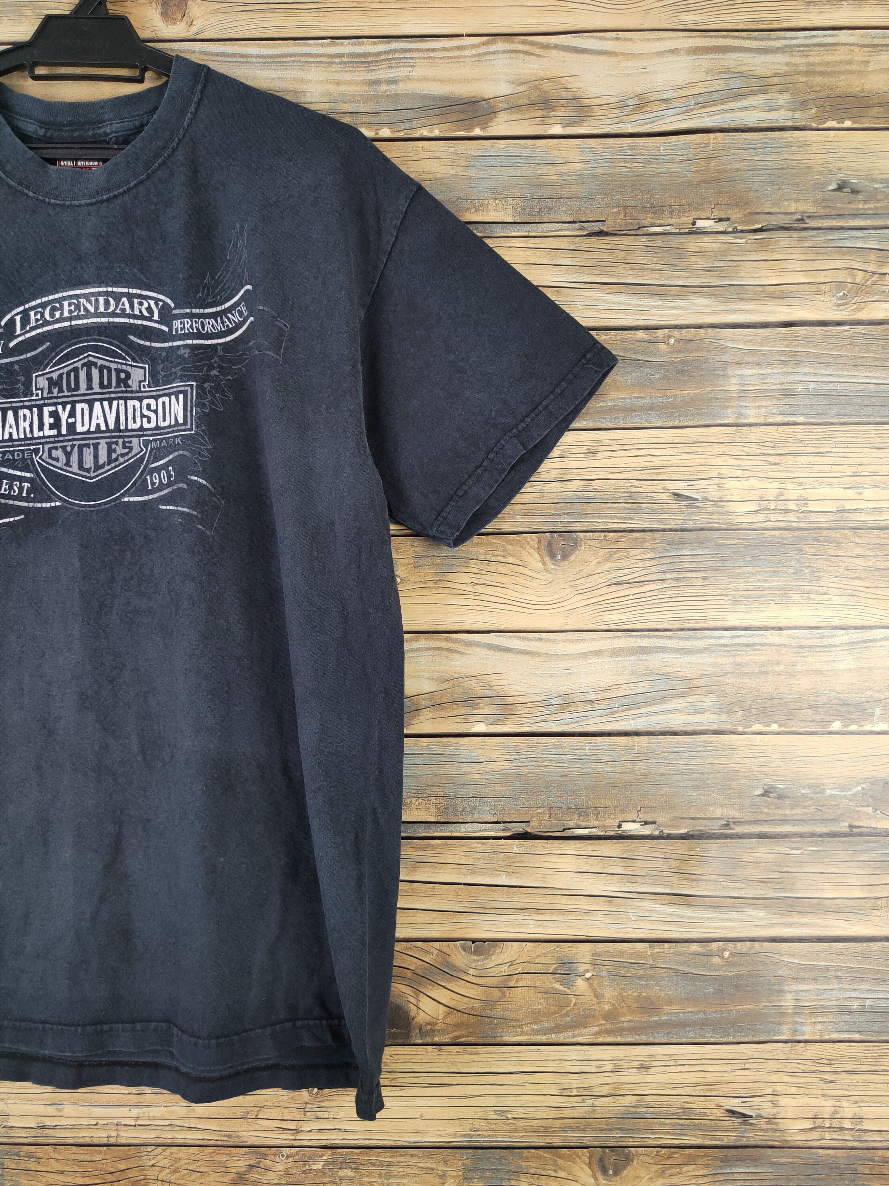 Harley Davidson DL Bike Nite Legendary Harley Davidson Black tee #1023 Size US L / EU 52-54 / 3 - 6 Thumbnail