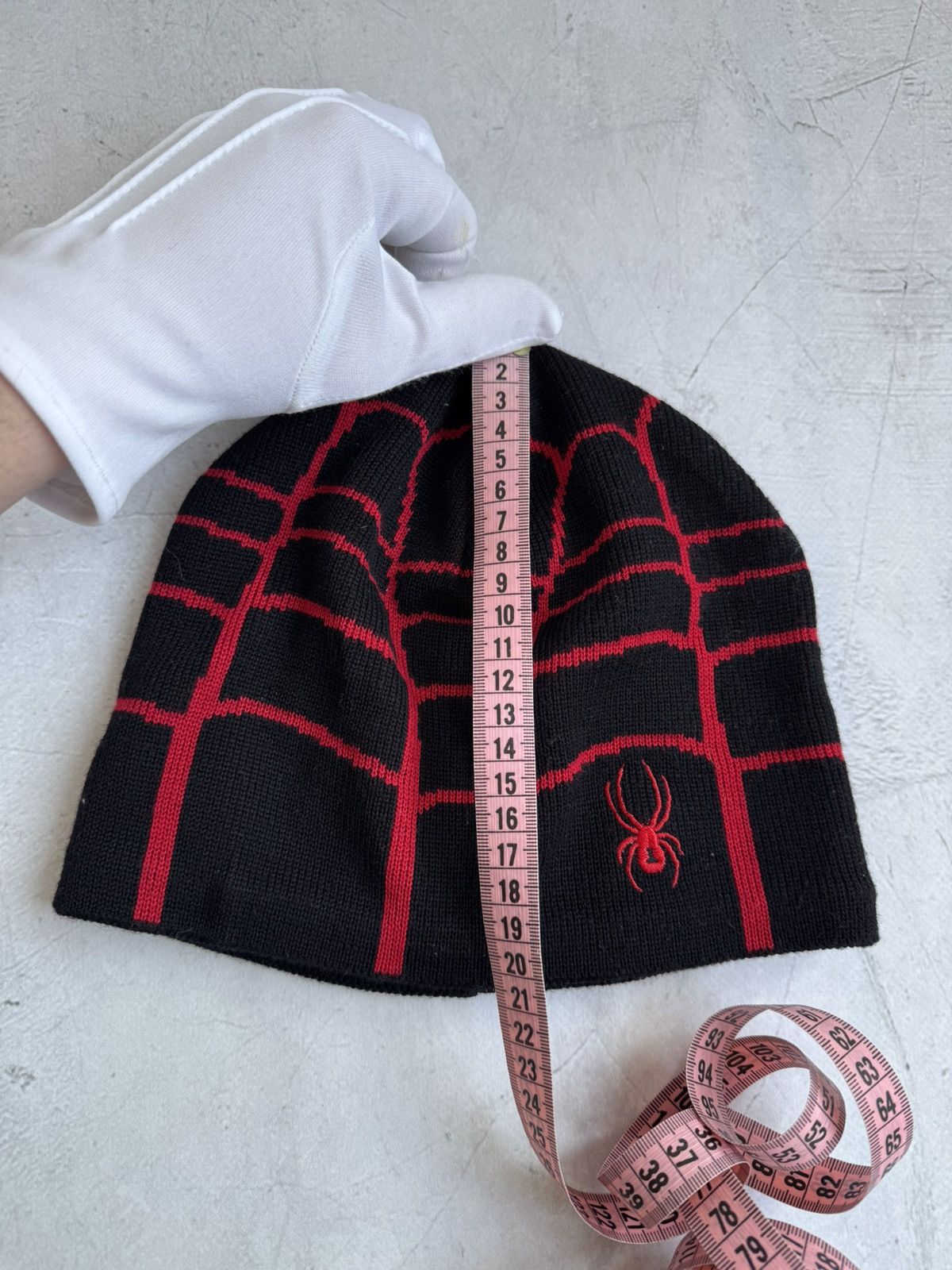 Spyder Spyder Knit Hat Black Red Spider Logo Winter Size ONE SIZE - 6 Thumbnail