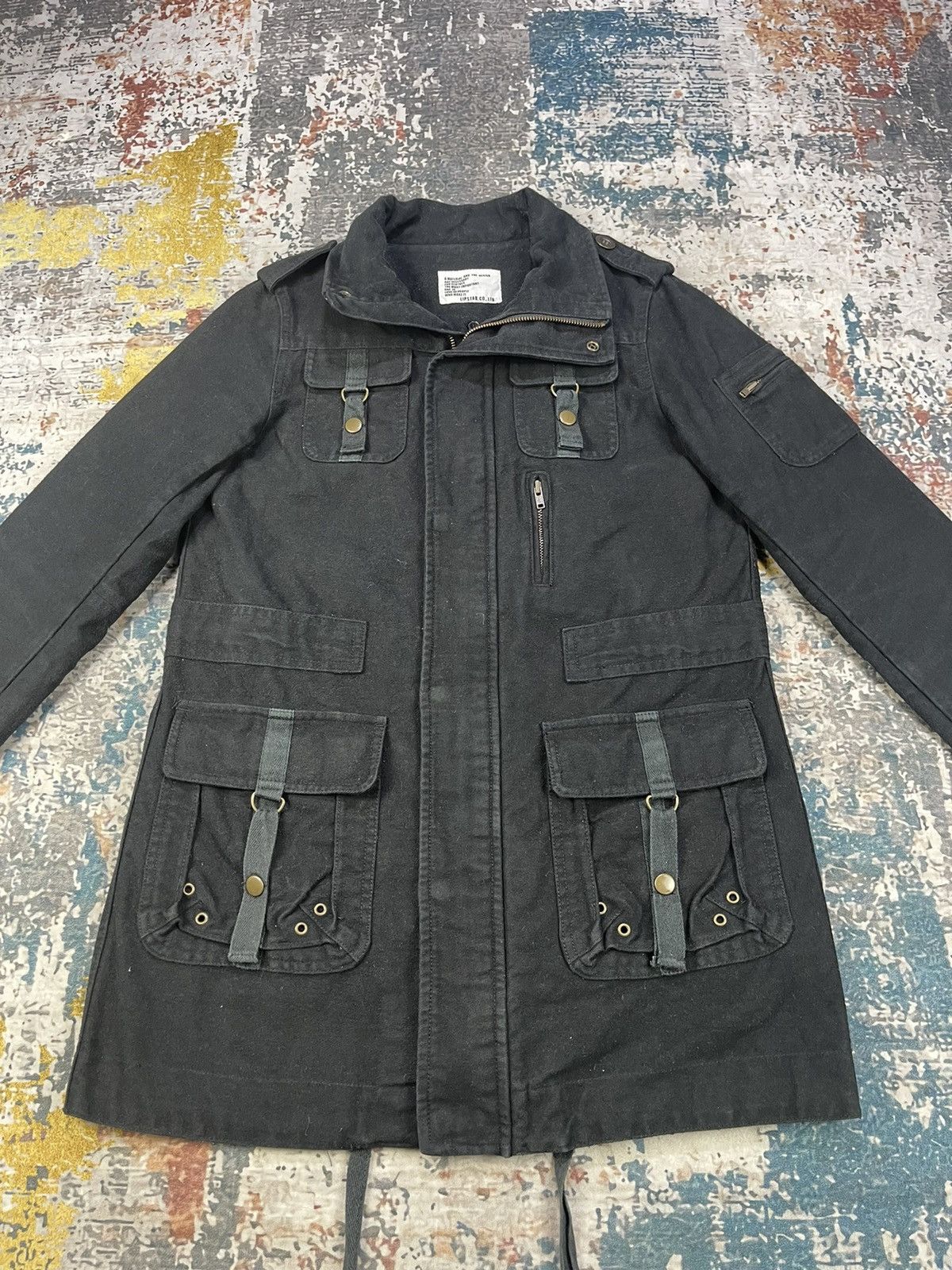 Le Grande Bleu (L.G.B.) Lipstar Bondage Tactical Cargo Jackets Size XS / US 0-2 / IT 36-38 - 2 Thumbnail