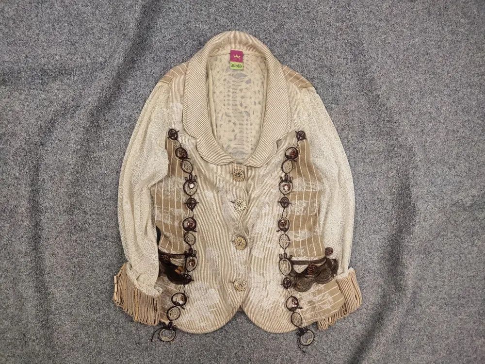Other Save the Queen Vintage Design Combined fabric Blazer jacket Size L / US 10 / IT 46 - 1 Thumbnail