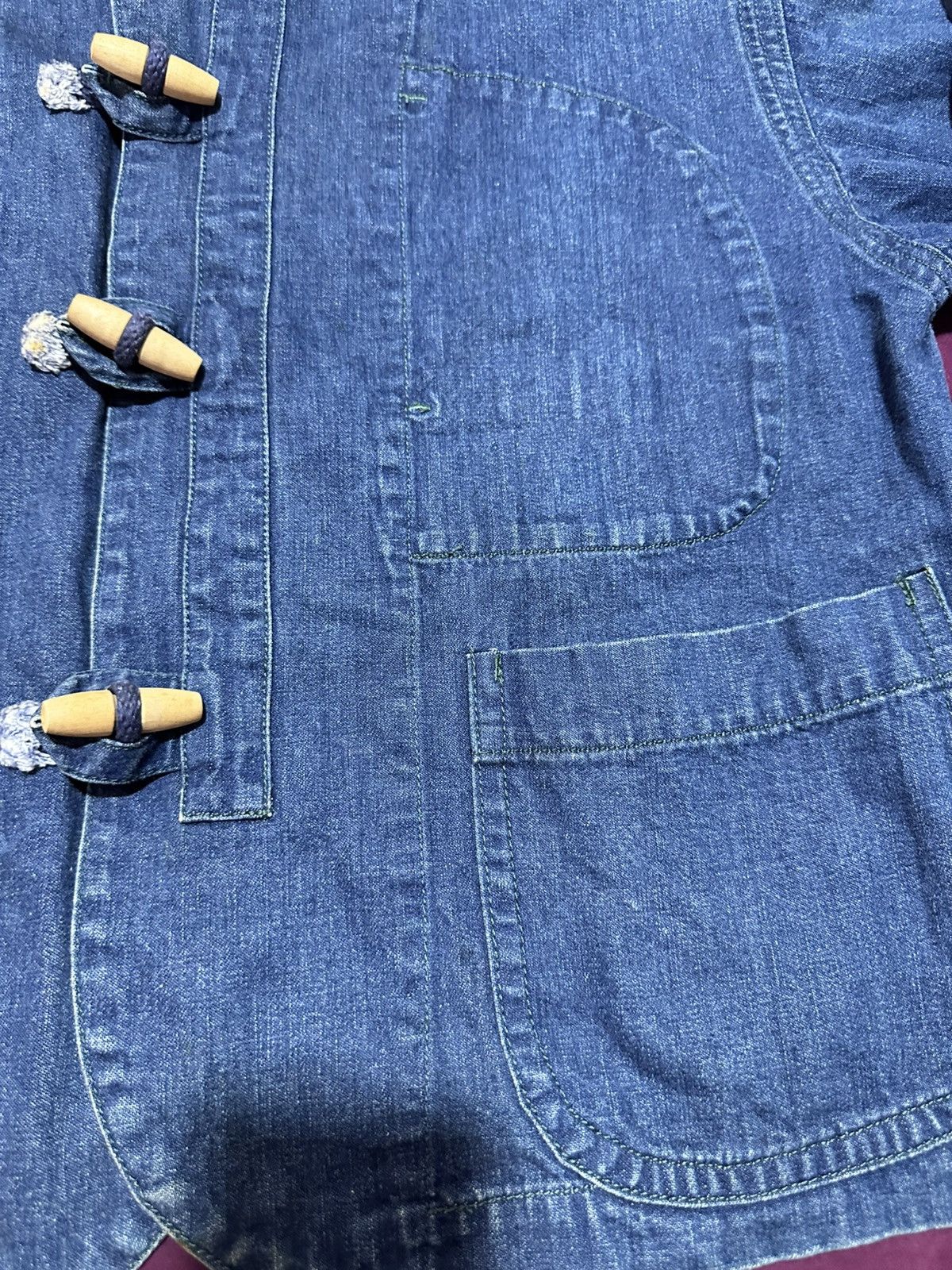 Nicole Club Nicole club denim toggle coat Size US L / EU 52-54 / 3 - 7 Thumbnail